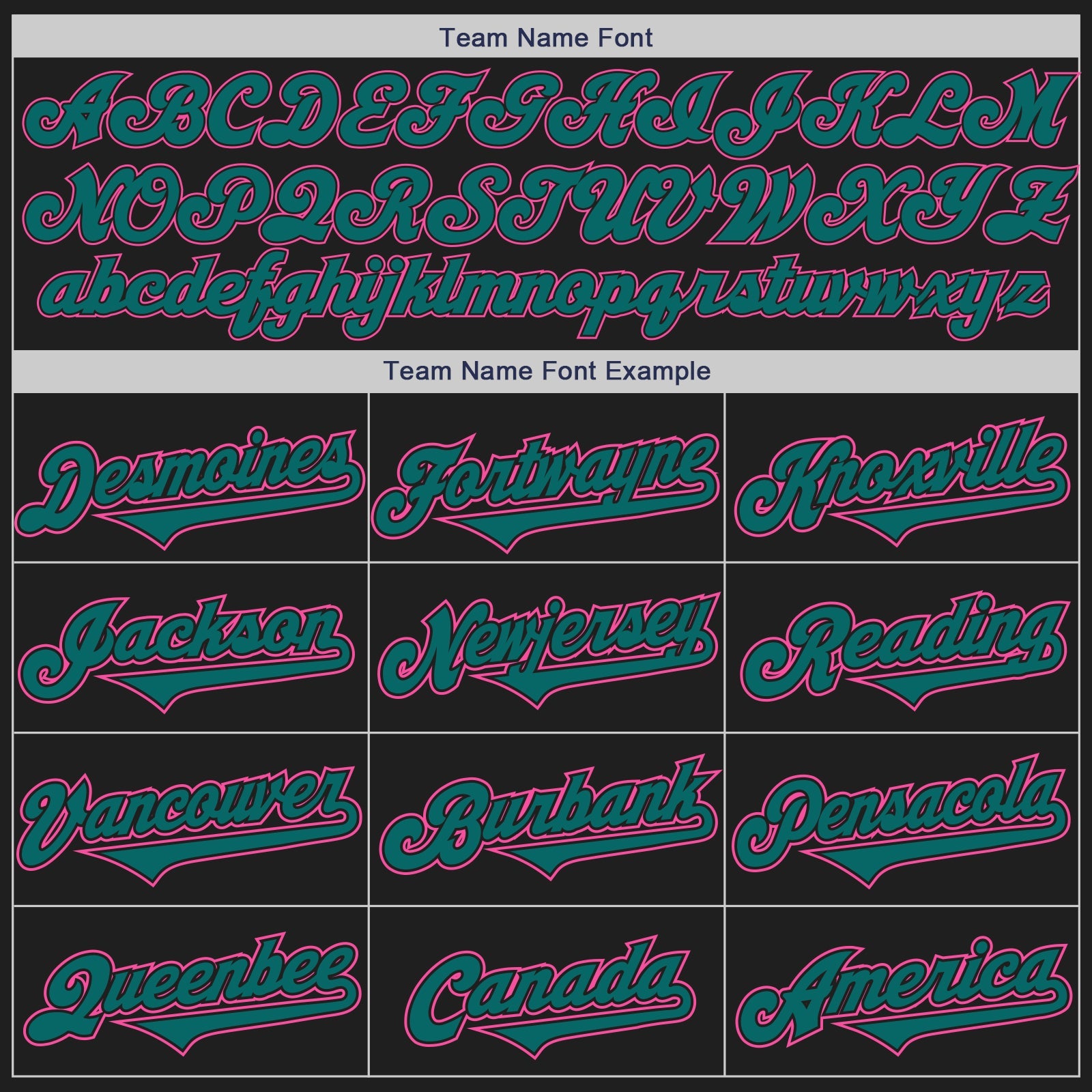 Custom Black Teal-Pink Authentic Two Tone Baseball Jersey view 4