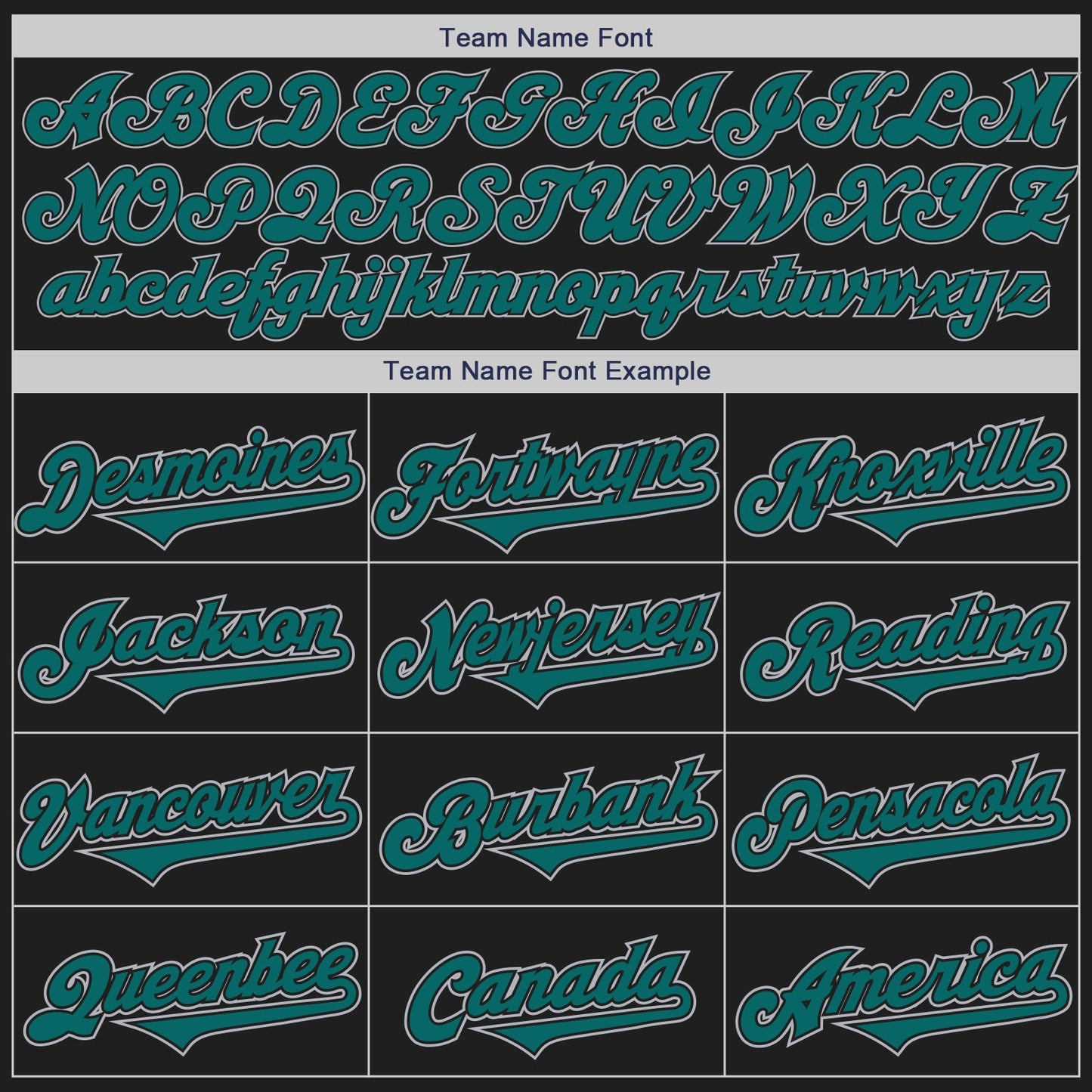 Custom Black Teal-Gray Authentic Two Tone Baseball Jersey view 4