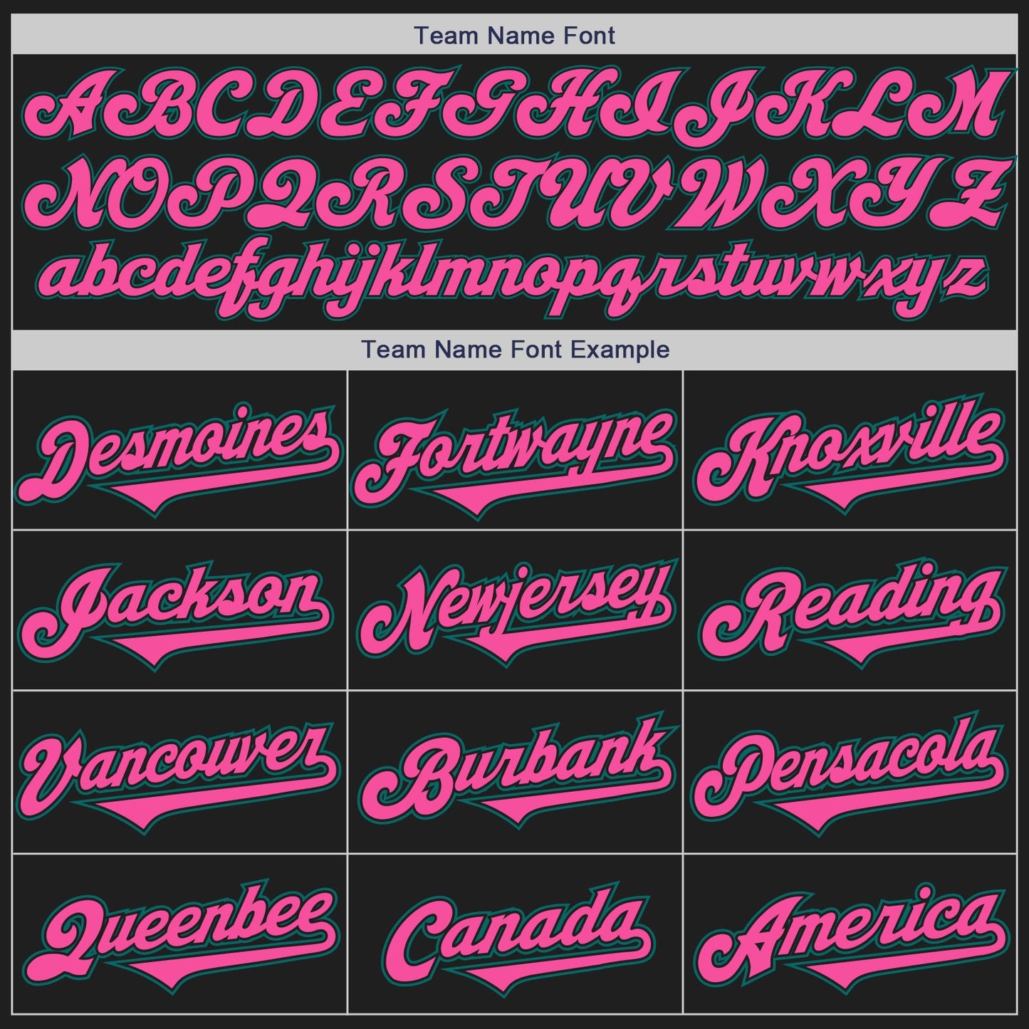 Custom Black Teal-Pink Authentic Two Tone Baseball Jersey view 4