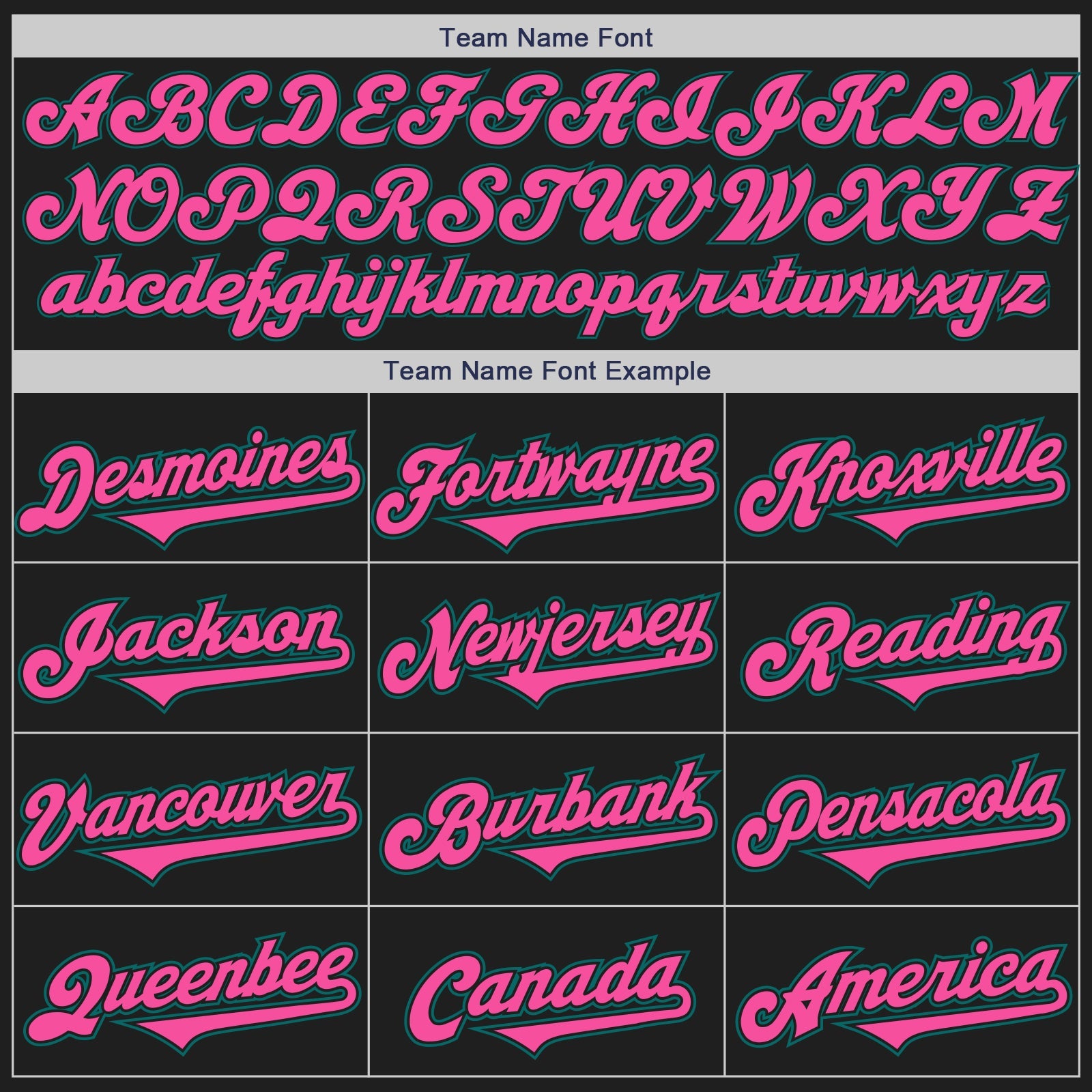 Custom Black Teal-Pink Authentic Two Tone Baseball Jersey view 4