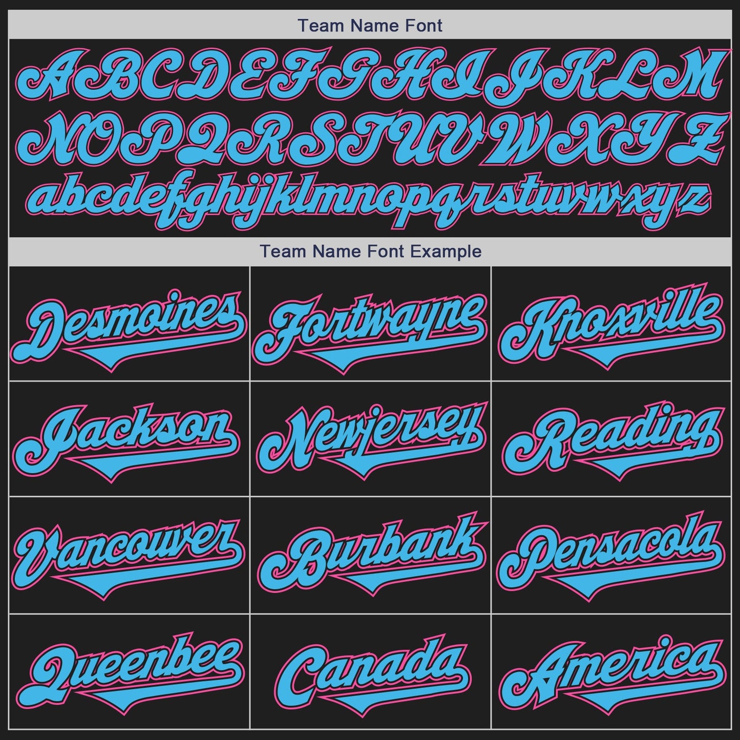 Custom Black Sky Blue-Pink Authentic Two Tone Baseball Jersey view 4