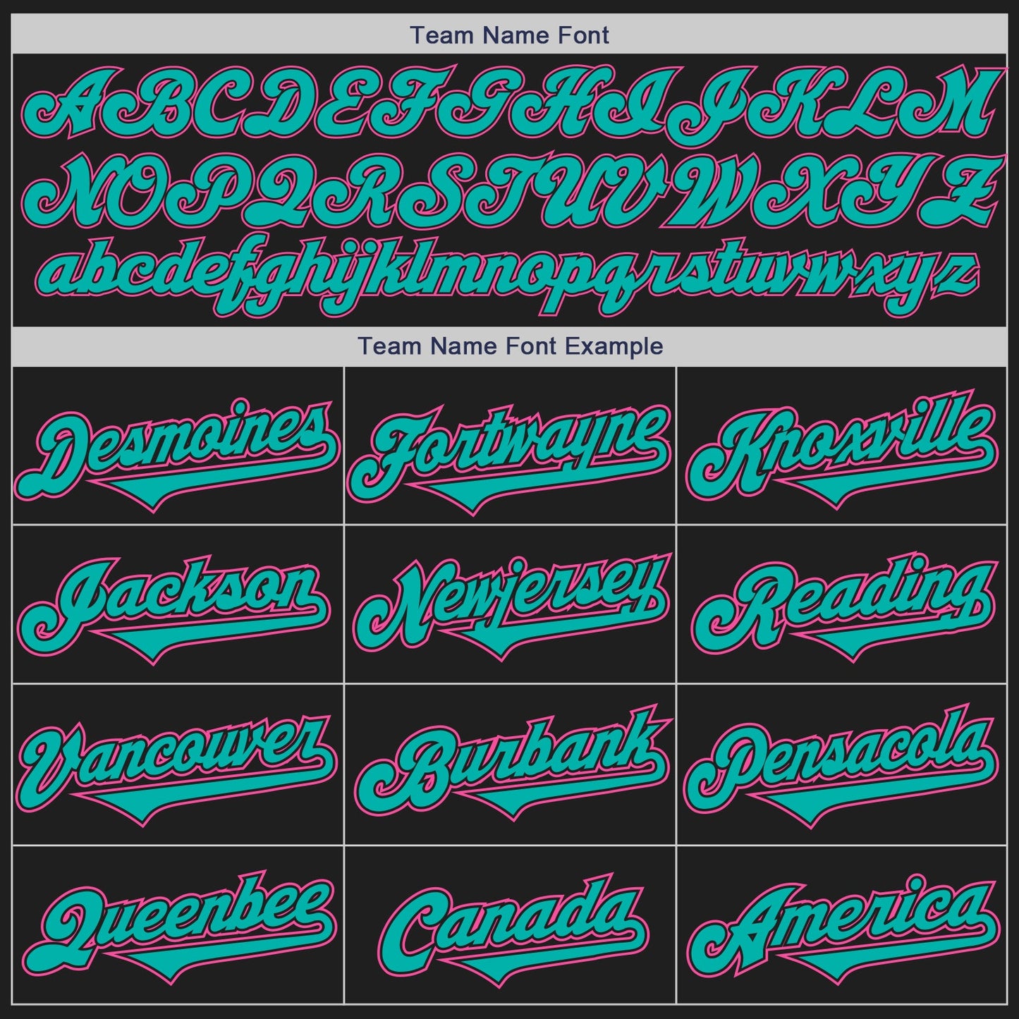 Custom Black Aqua-Pink Authentic Two Tone Baseball Jersey view 4