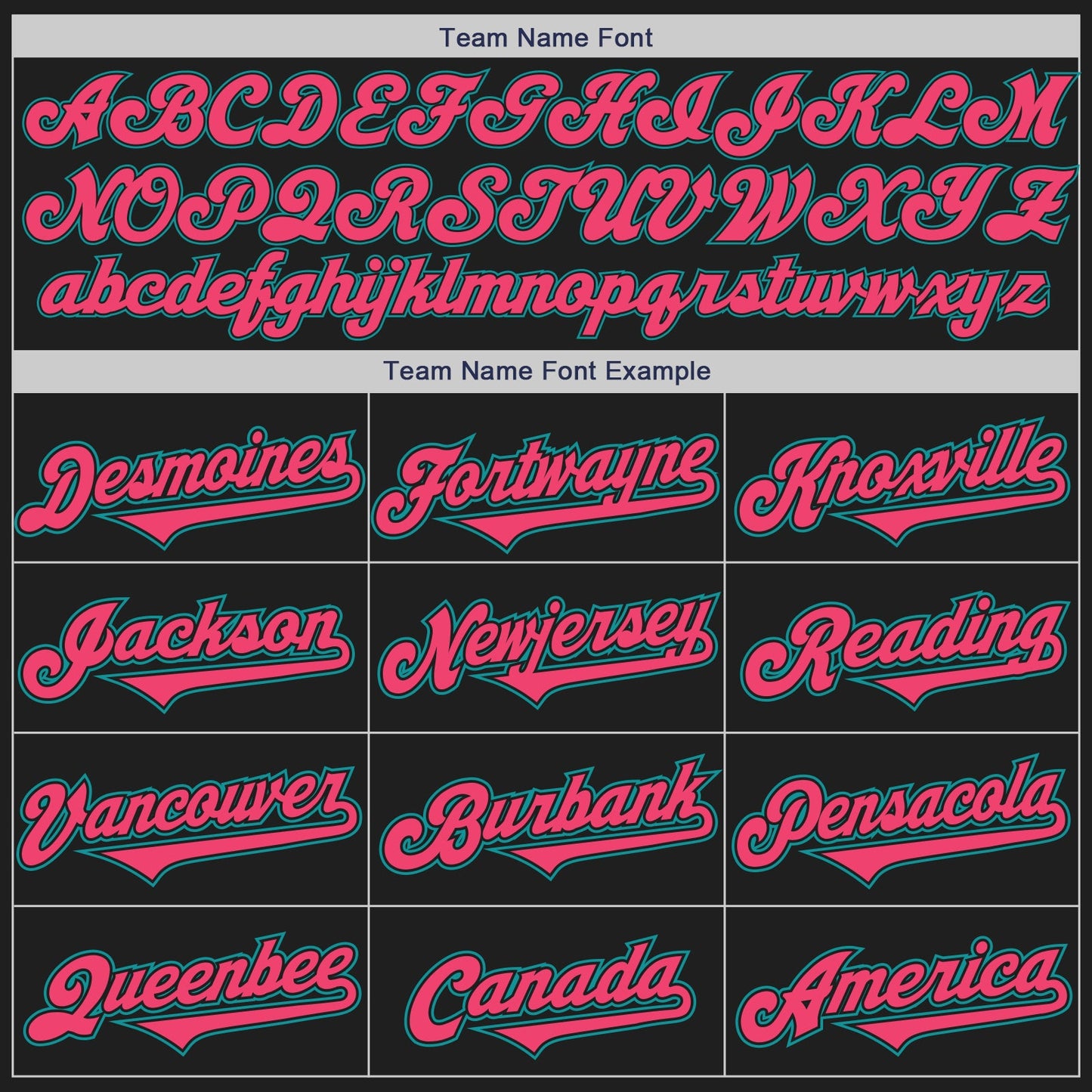 Custom Black Neon Pink-Teal Authentic Two Tone Baseball Jersey view 4
