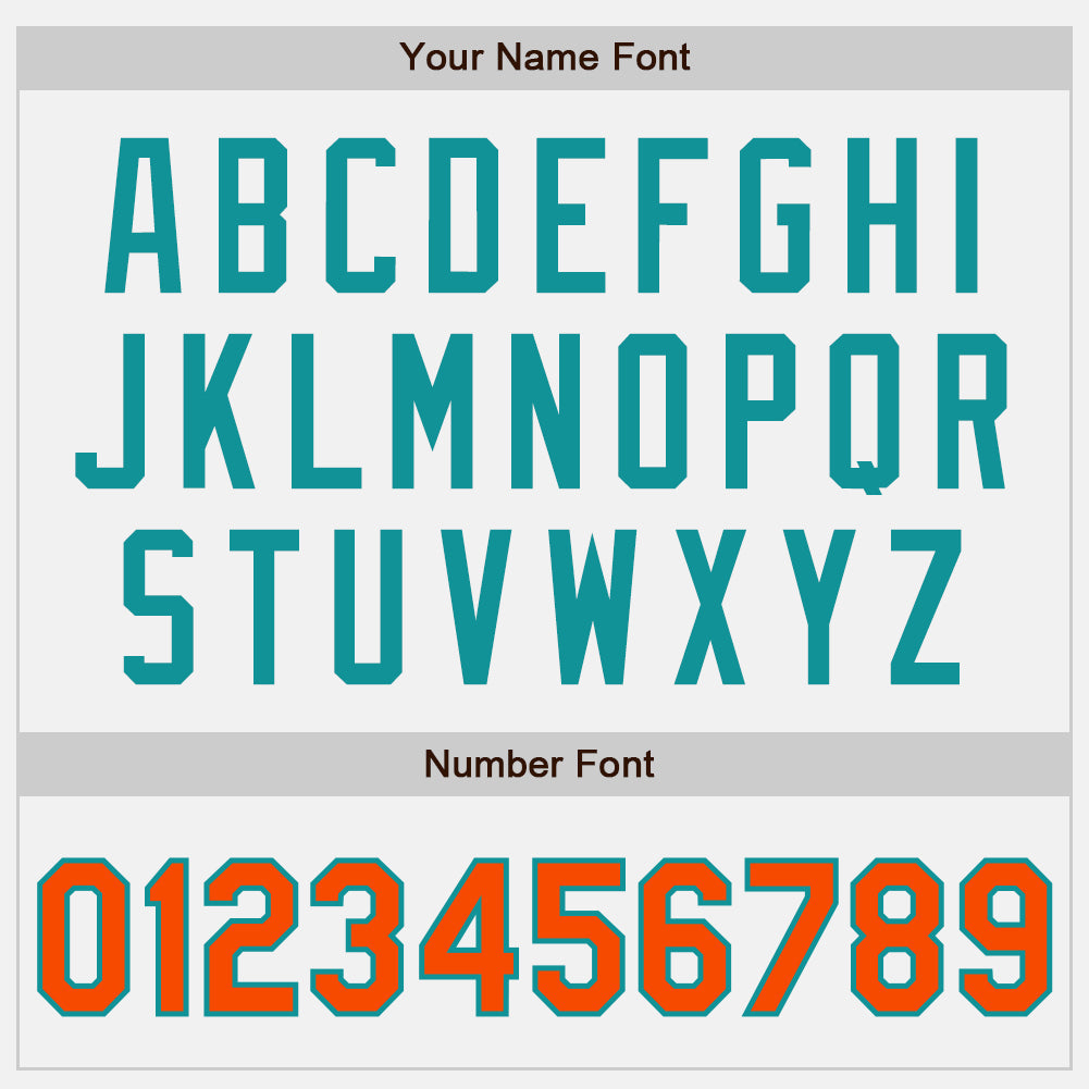 Custom White Orange-Teal Authentic Two Tone Baseball Jersey view 5