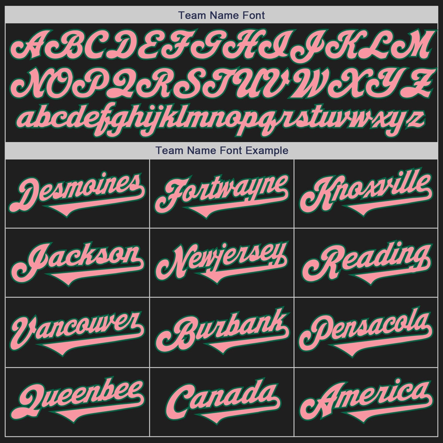 Custom Black Medium Pink-Kelly Green Authentic Two Tone Baseball Jersey view 4