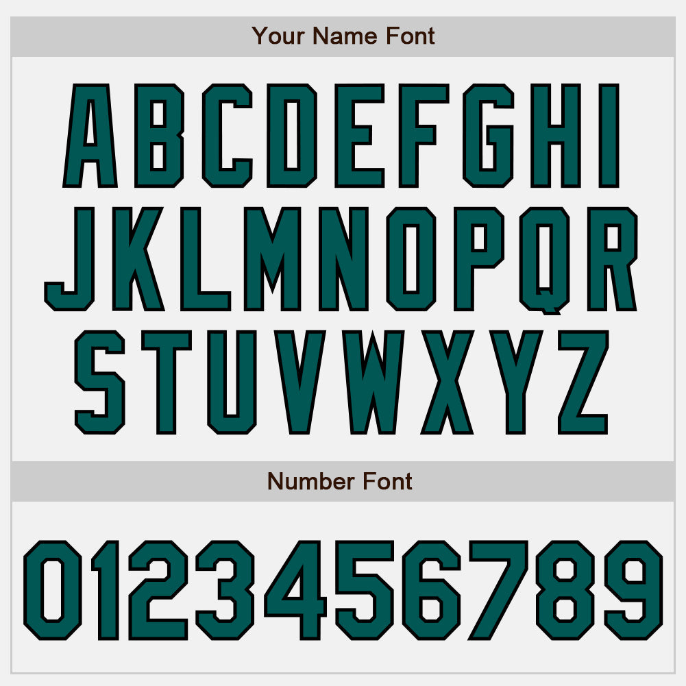 Custom White Midnight Green-Black Authentic Two Tone Baseball Jersey view 5