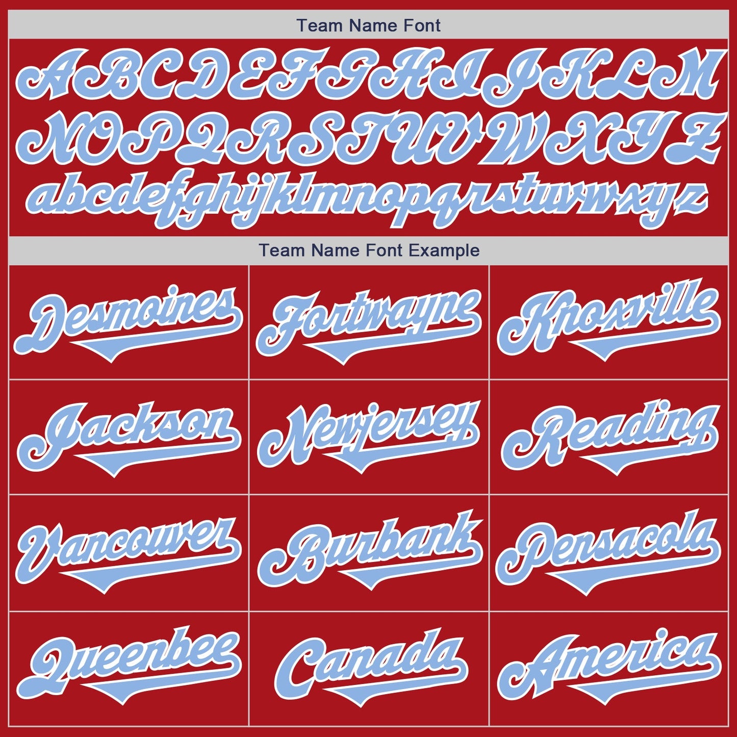 Custom Red Light Blue-White Authentic Two Tone Baseball Jersey view 4