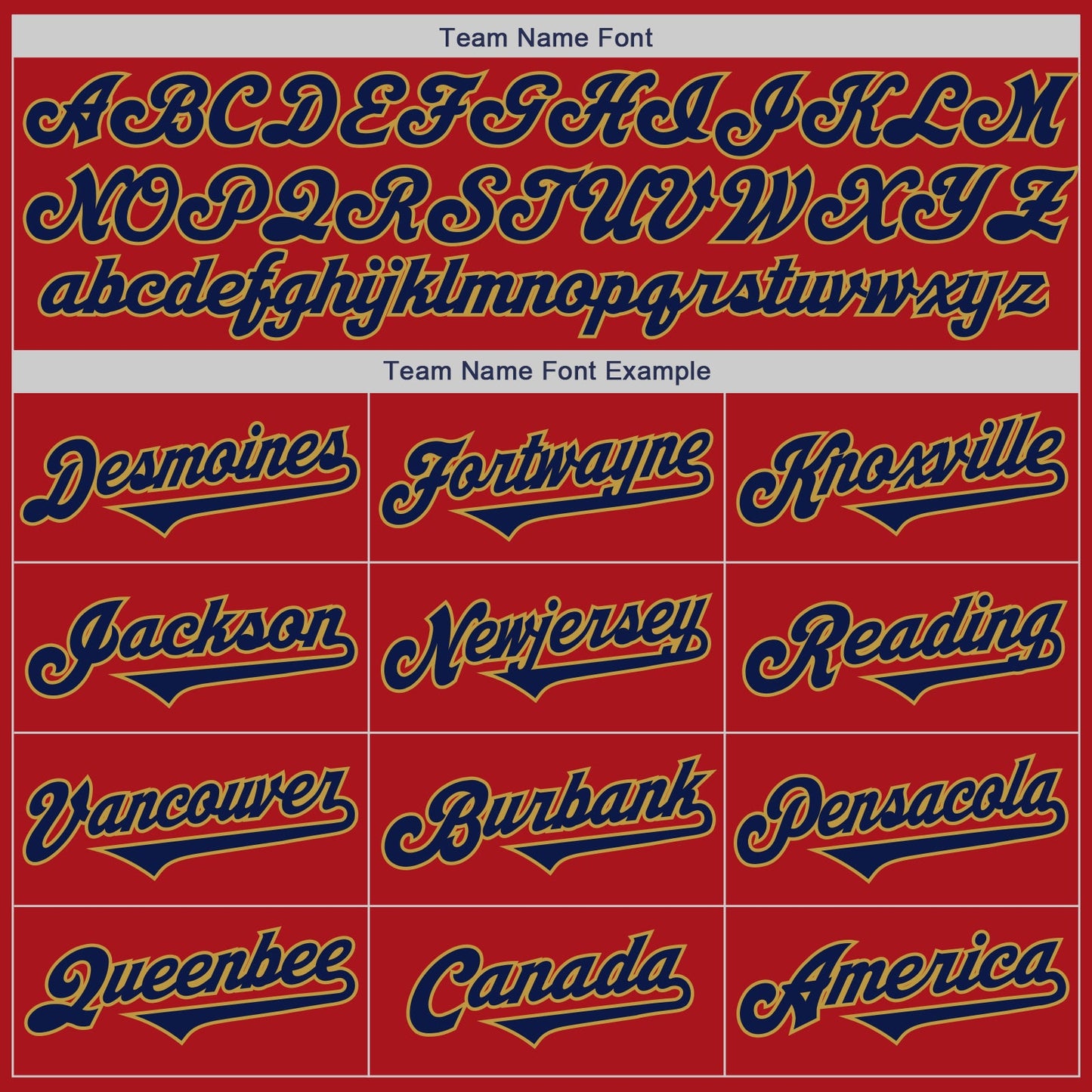 Custom Red Navy-Old Gold Authentic Two Tone Baseball Jersey view 4