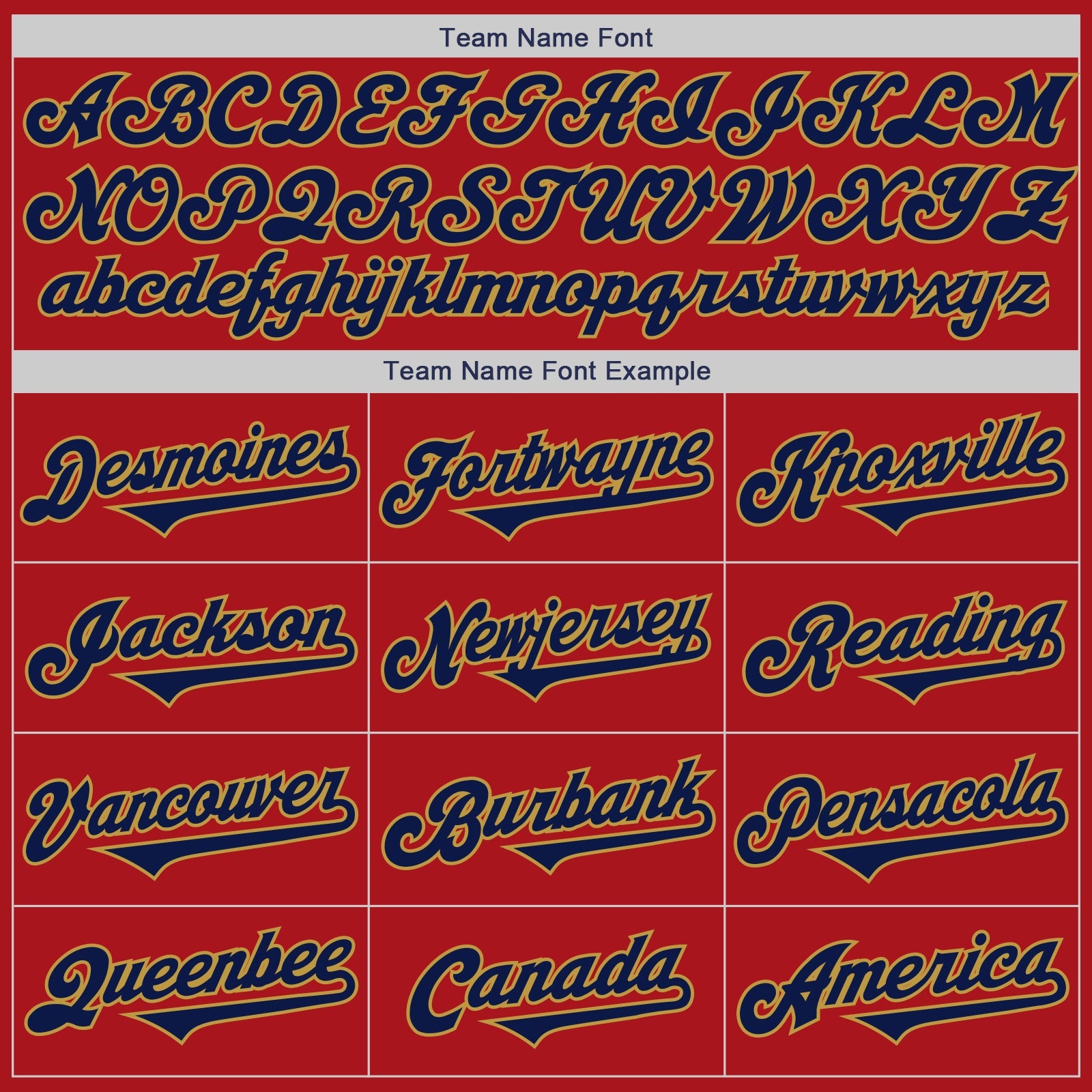 Custom Red Navy-Old Gold Authentic Two Tone Baseball Jersey view 4