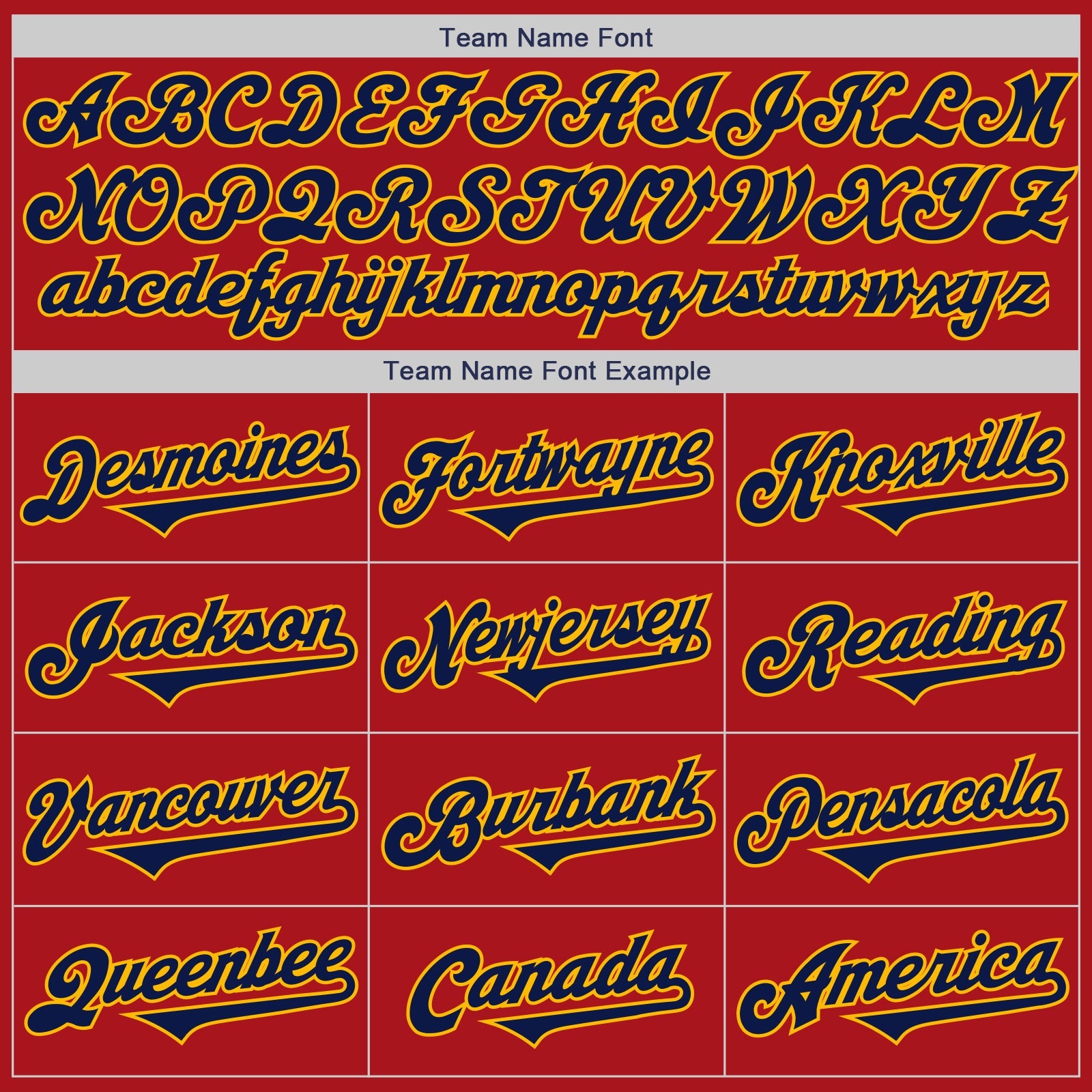 Custom Red Navy-Gold Authentic Two Tone Baseball Jersey view 4
