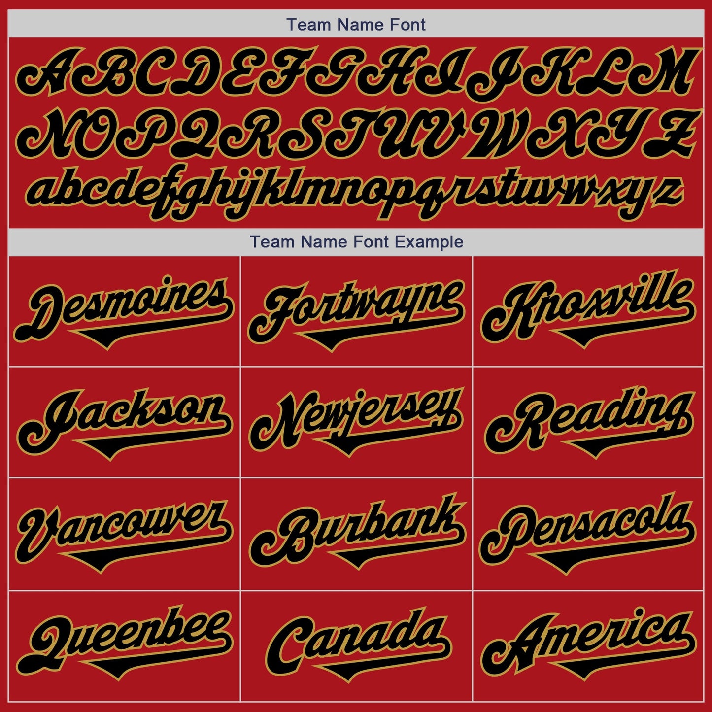 Custom Red Black-Old Gold Authentic Two Tone Baseball Jersey view 4