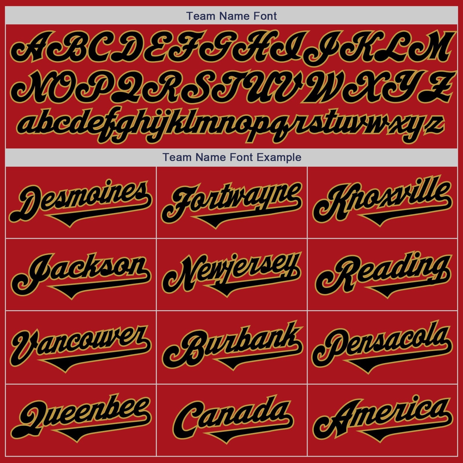 Custom Red Black-Old Gold Authentic Two Tone Baseball Jersey view 4