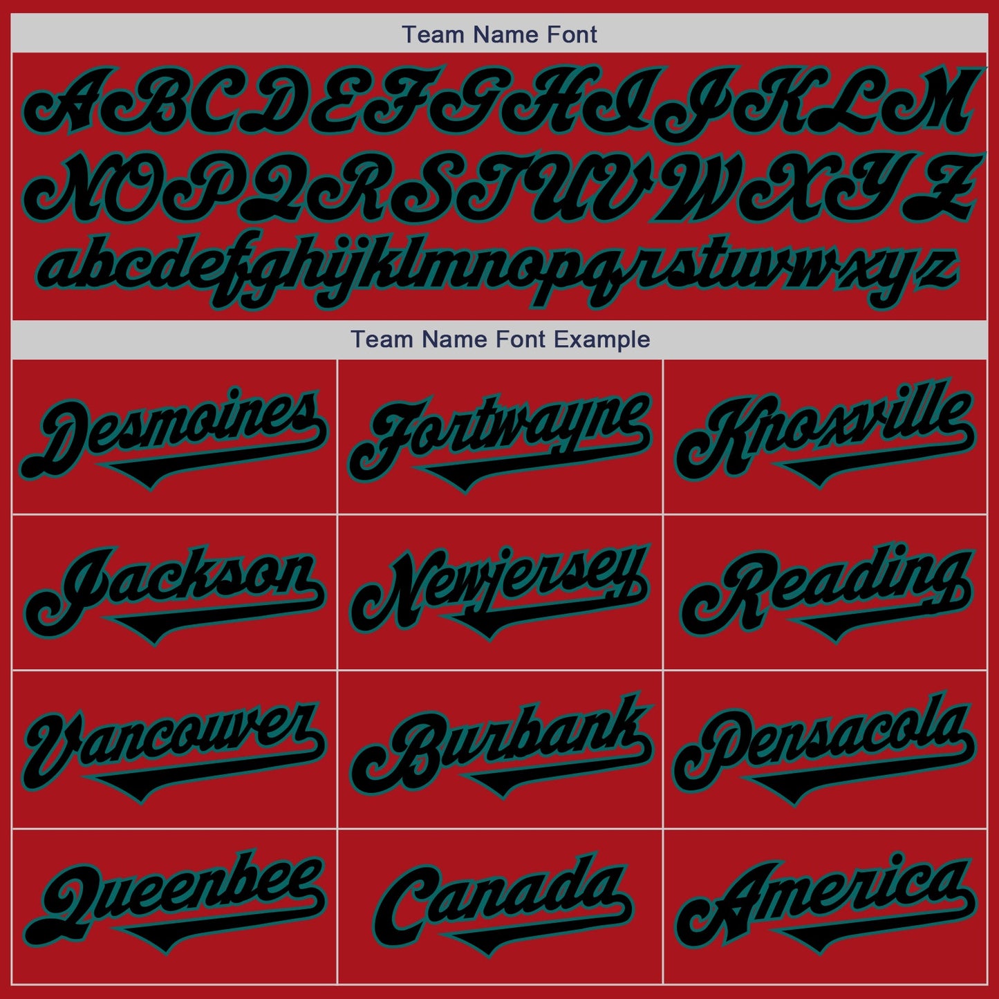 Custom Red Black-Teal Authentic Two Tone Baseball Jersey view 4