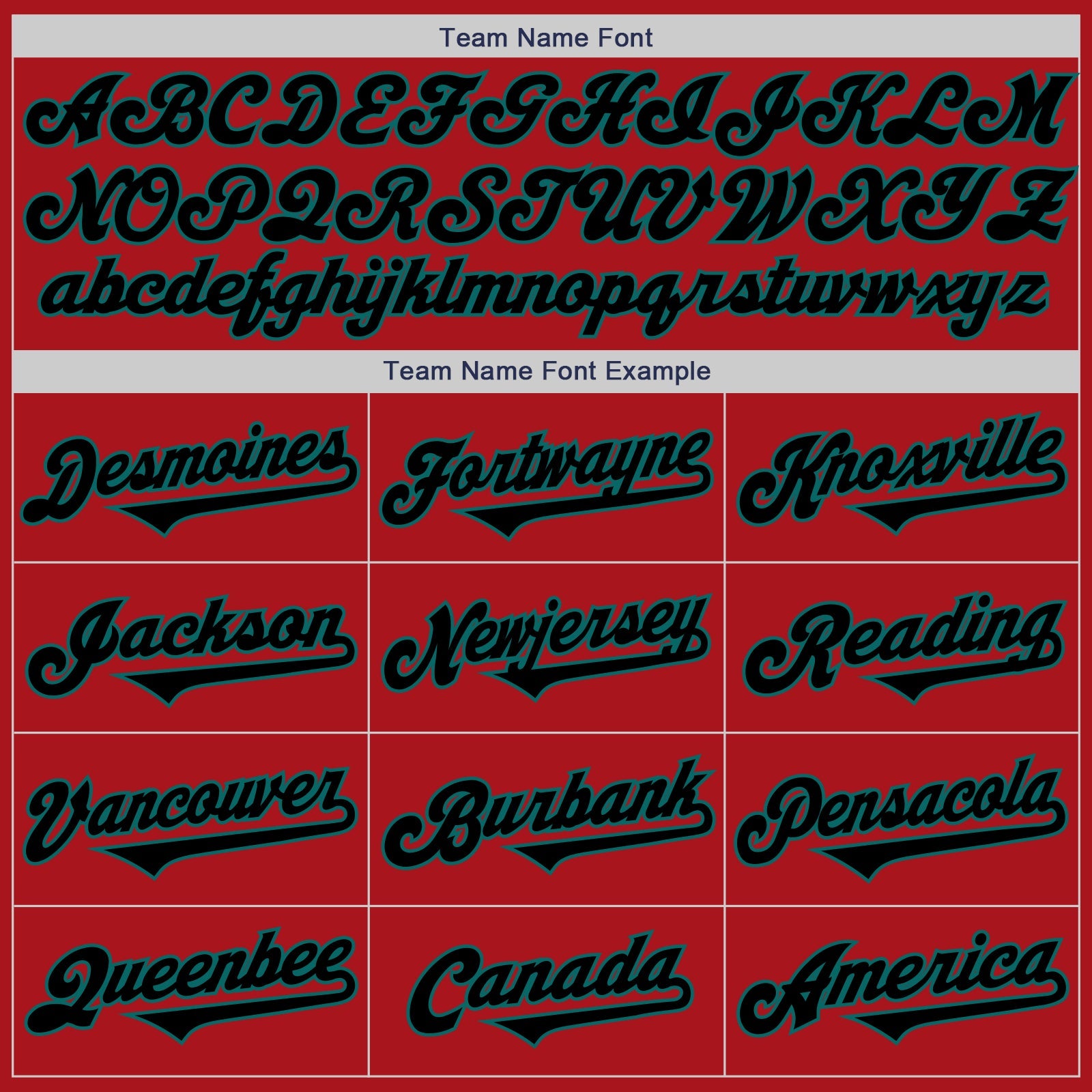 Custom Red Black-Teal Authentic Two Tone Baseball Jersey view 4