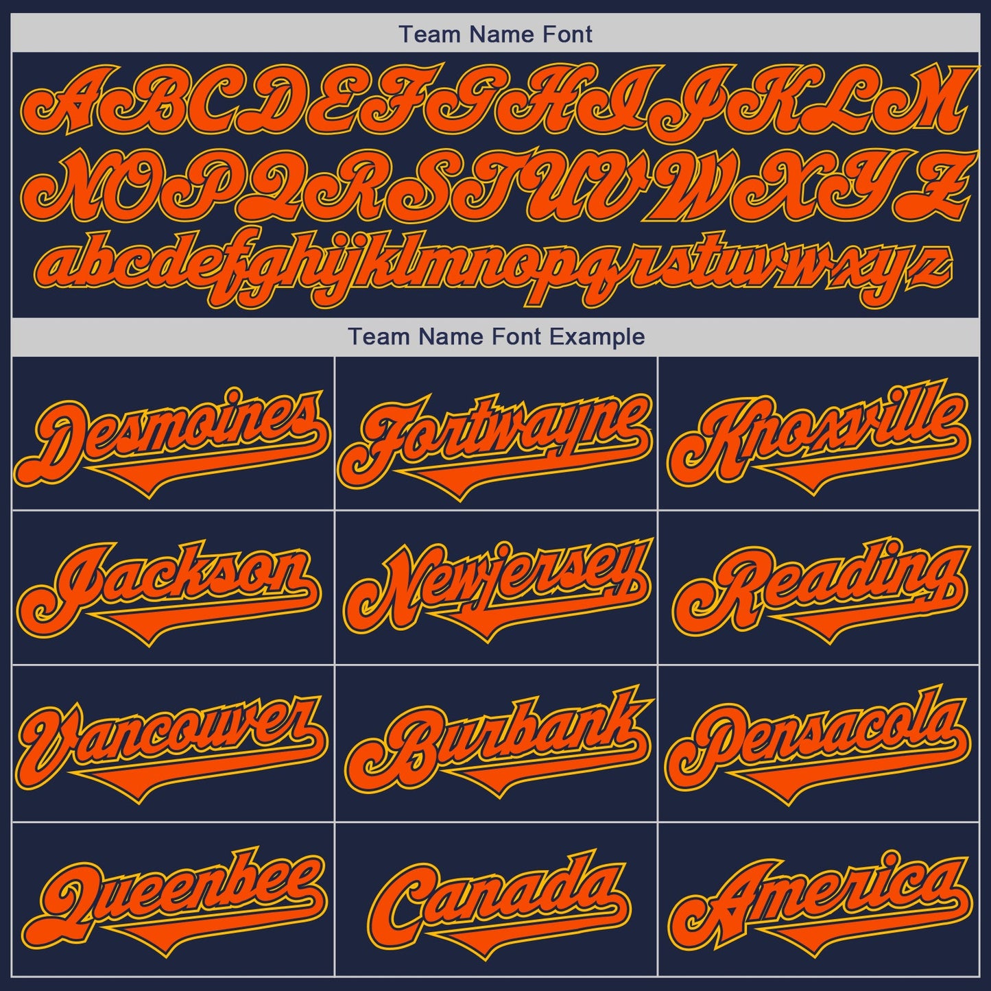 Custom Navy Orange-Gold Authentic Two Tone Baseball Jersey view 4