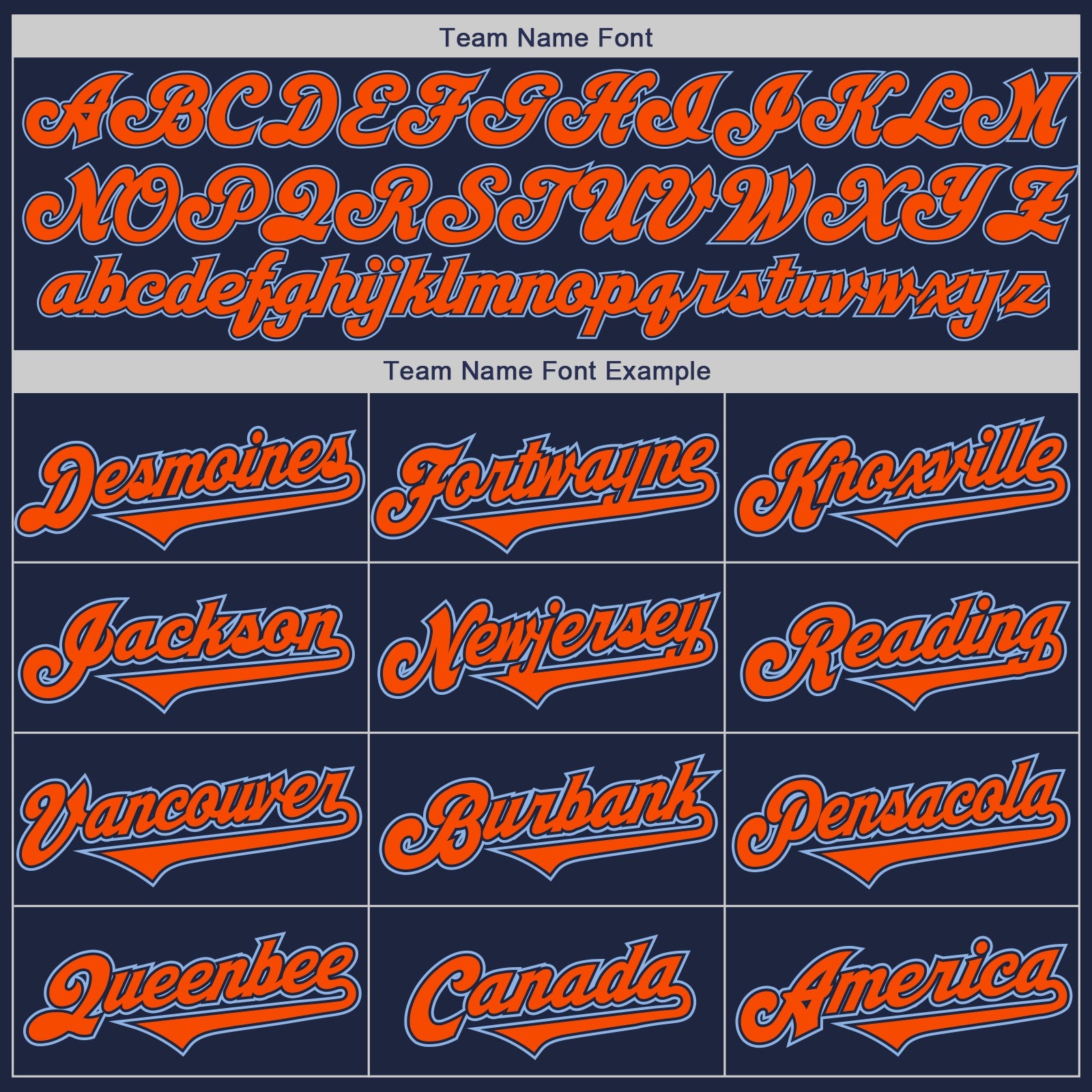 Custom Navy Orange-Light Blue Authentic Two Tone Baseball Jersey view 4