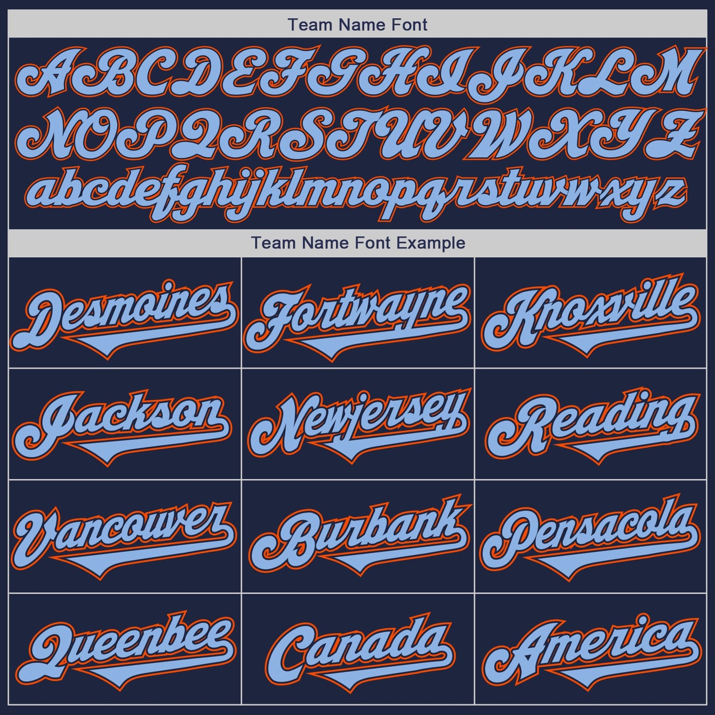 Custom Navy Light Blue-Orange Authentic Two Tone Baseball Jersey view 4