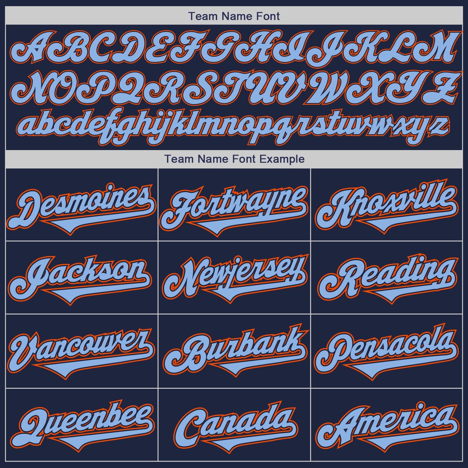 Custom Navy Light Blue-Orange Authentic Two Tone Baseball Jersey view 4
