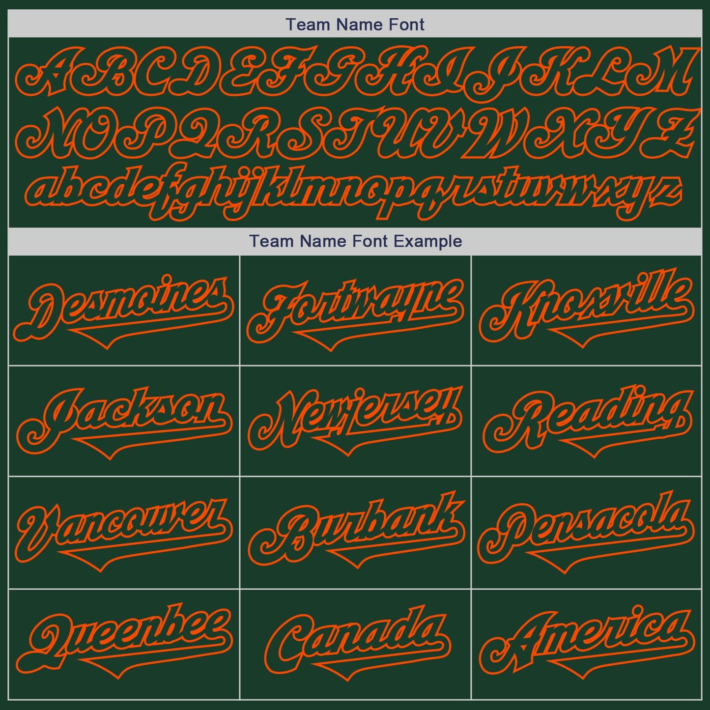 Custom Green Orange Authentic Two Tone Baseball Jersey view 4