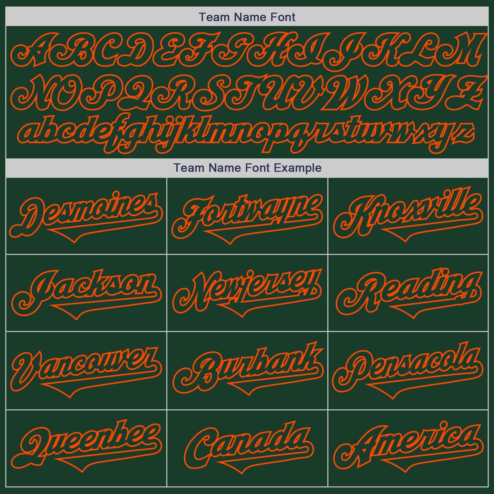 Custom Green Orange Authentic Two Tone Baseball Jersey view 4