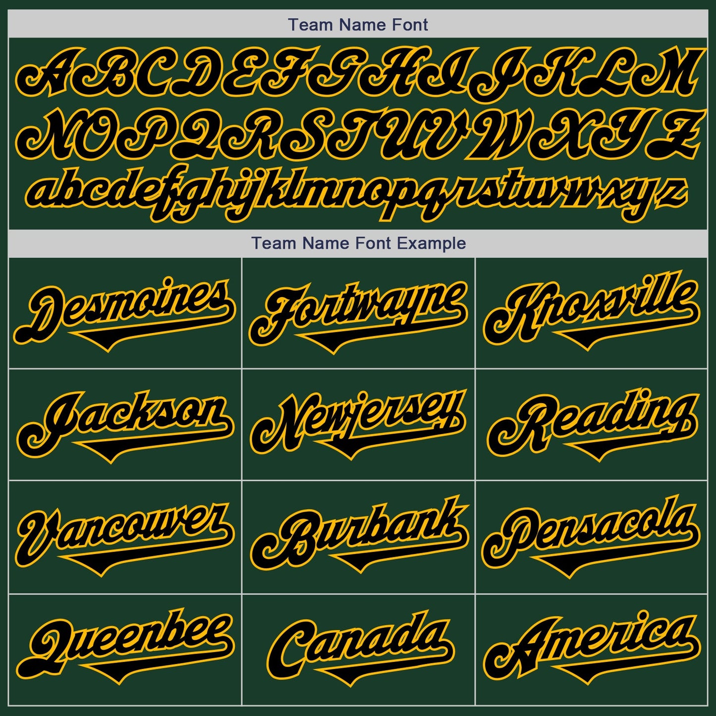 Custom Green Black-Gold Authentic Two Tone Baseball Jersey view 4