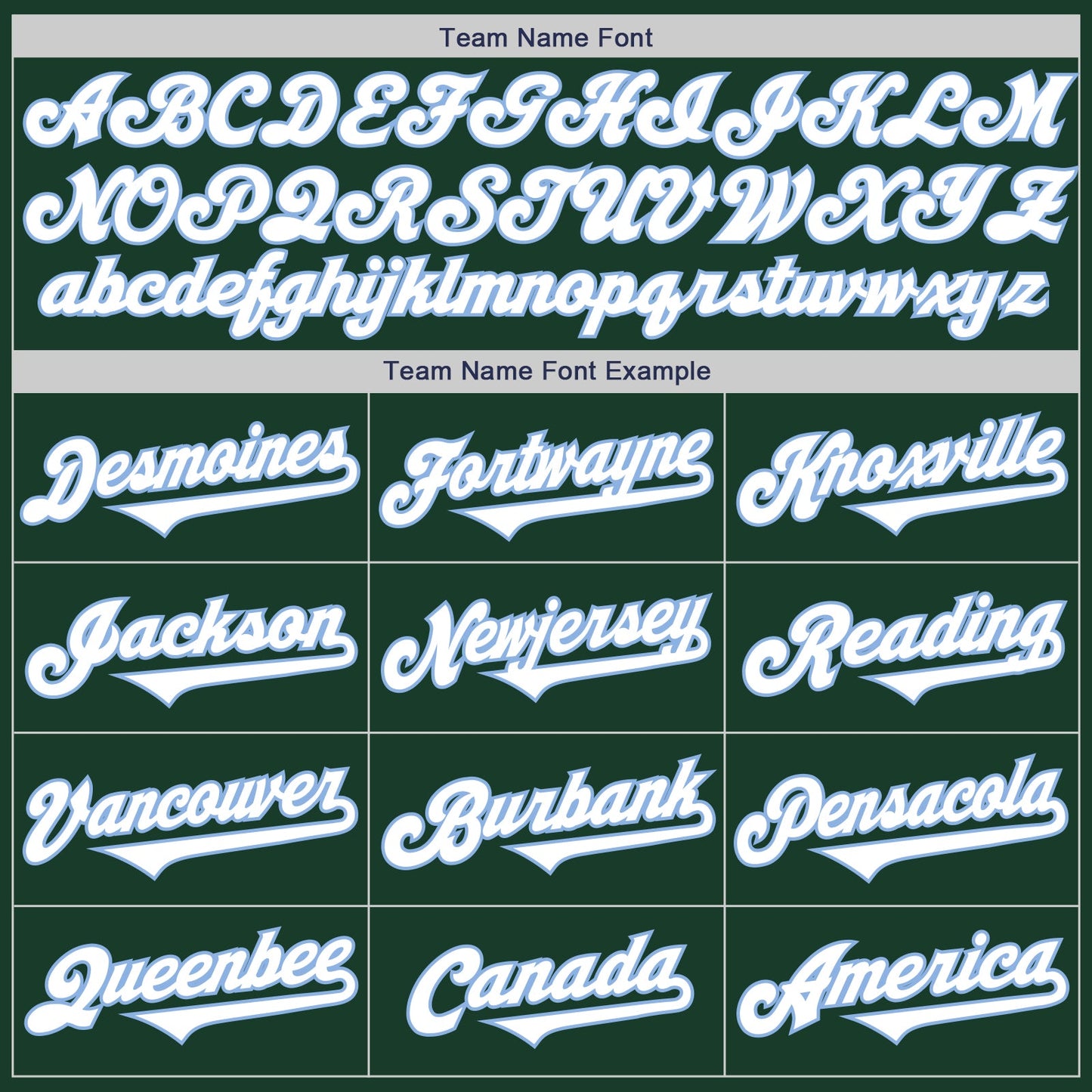 Custom Green White-Light Blue Authentic Two Tone Baseball Jersey view 4