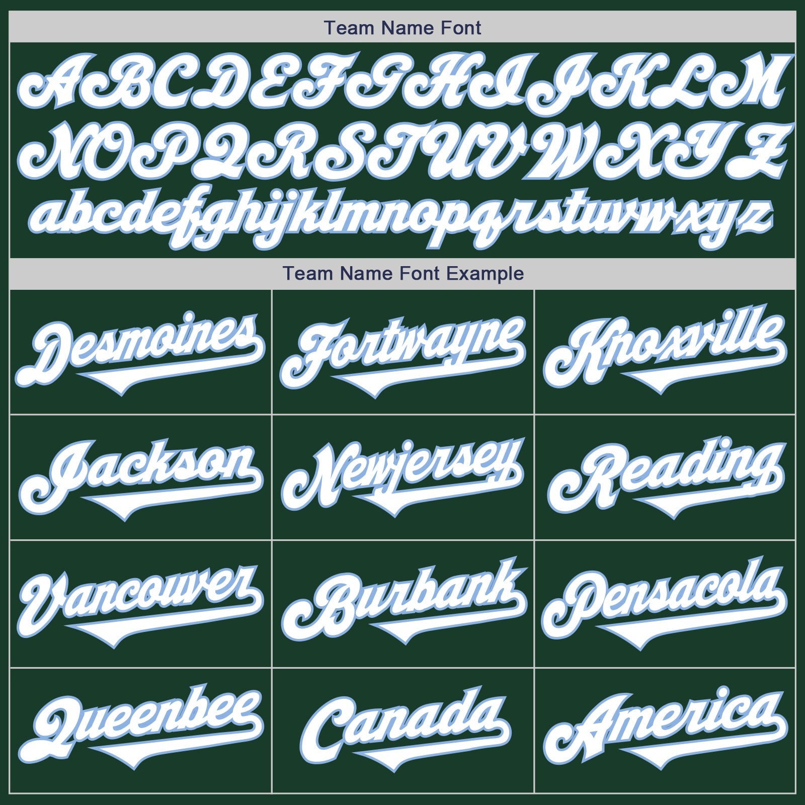 Custom Green White-Light Blue Authentic Two Tone Baseball Jersey view 4