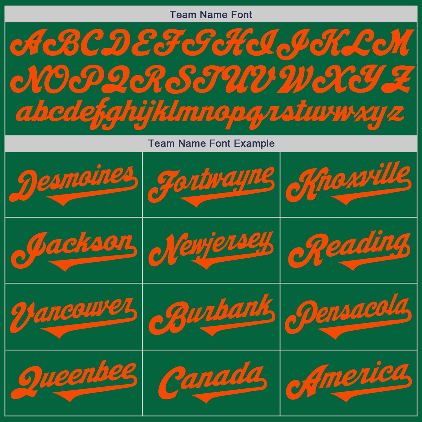 Custom Kelly Green Orange Authentic Two Tone Baseball Jersey view 4