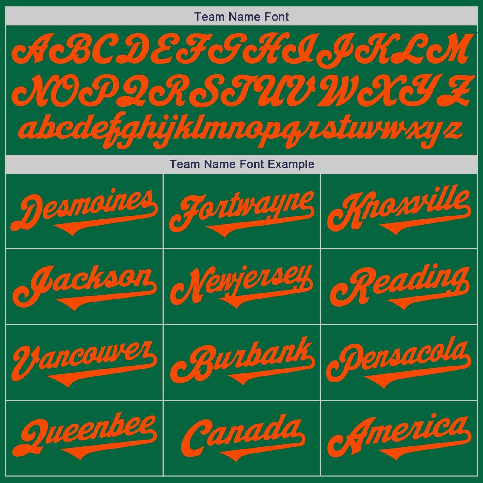 Custom Kelly Green Orange Authentic Two Tone Baseball Jersey view 4