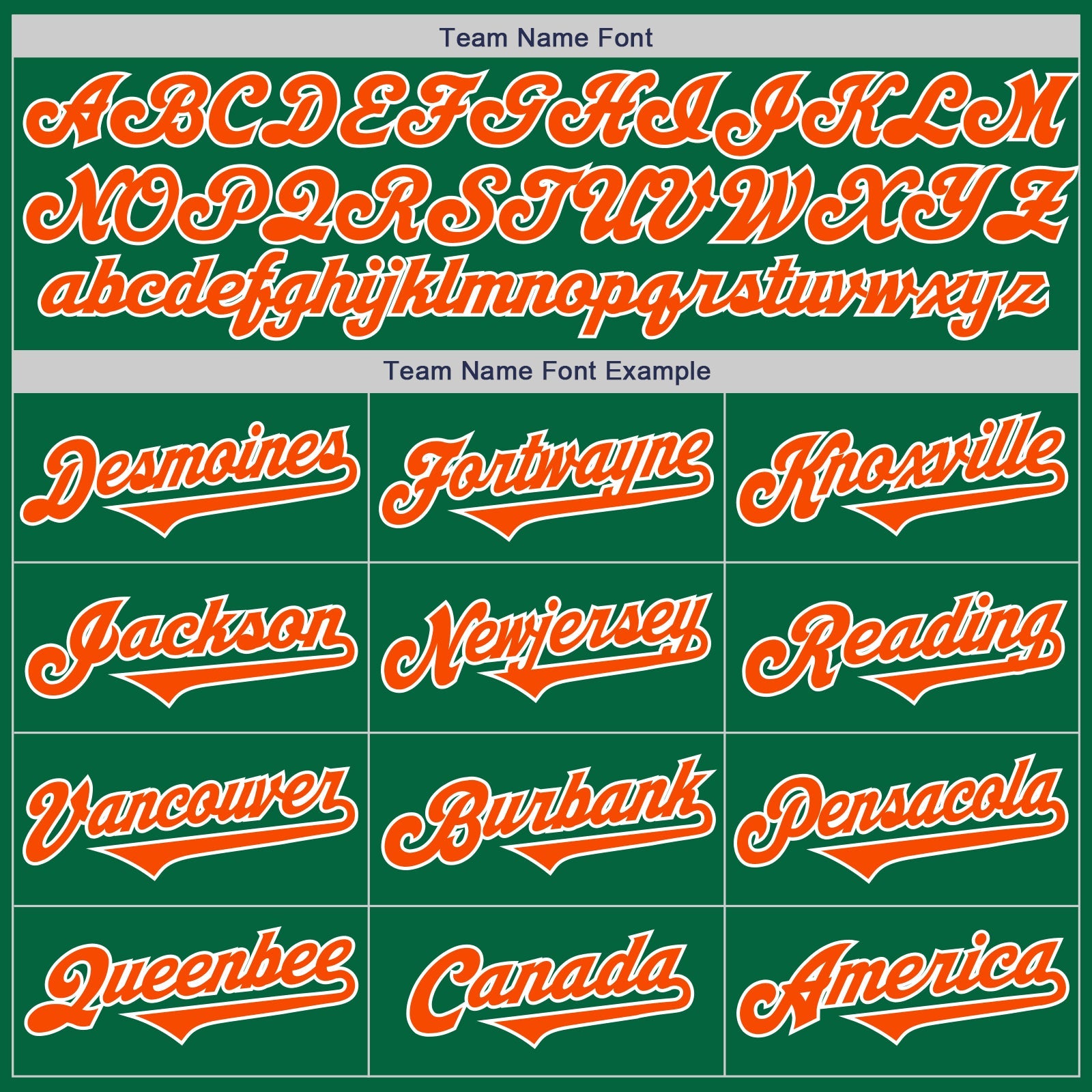 Custom Kelly Green Orange-White Authentic Two Tone Baseball Jersey view 4