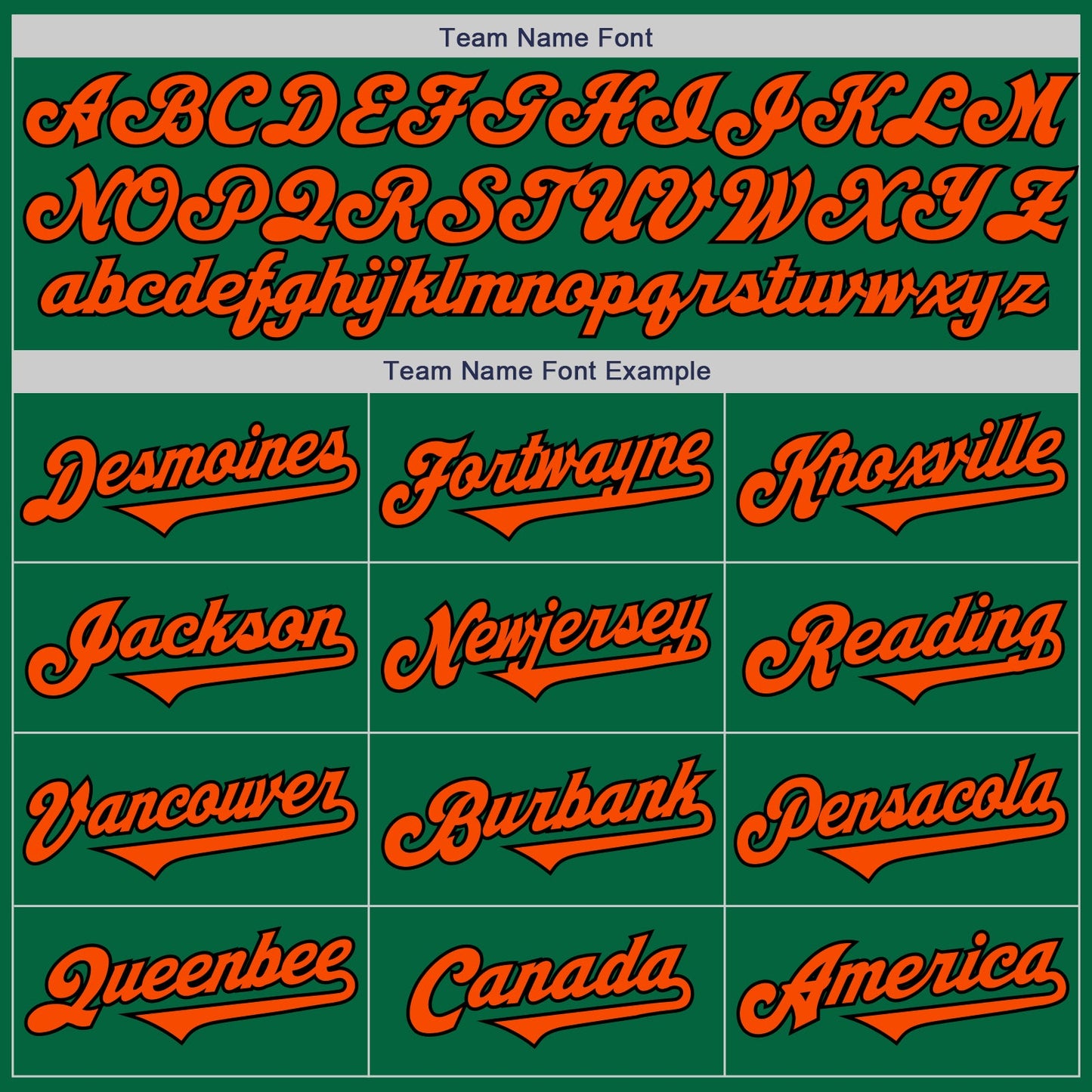 Custom Kelly Green Orange-Black Authentic Two Tone Baseball Jersey view 4