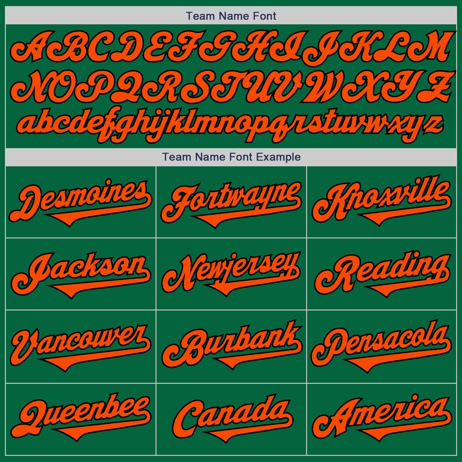 Custom Kelly Green Orange-Black Authentic Two Tone Baseball Jersey view 4