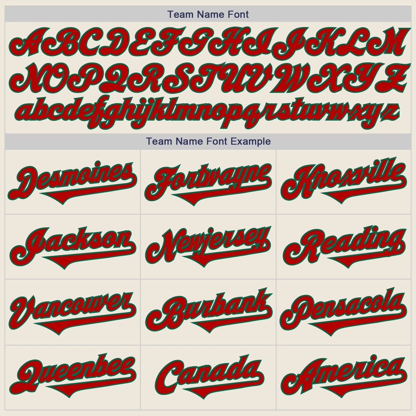Custom Cream Red-Kelly Green Authentic Two Tone Baseball Jersey view 4