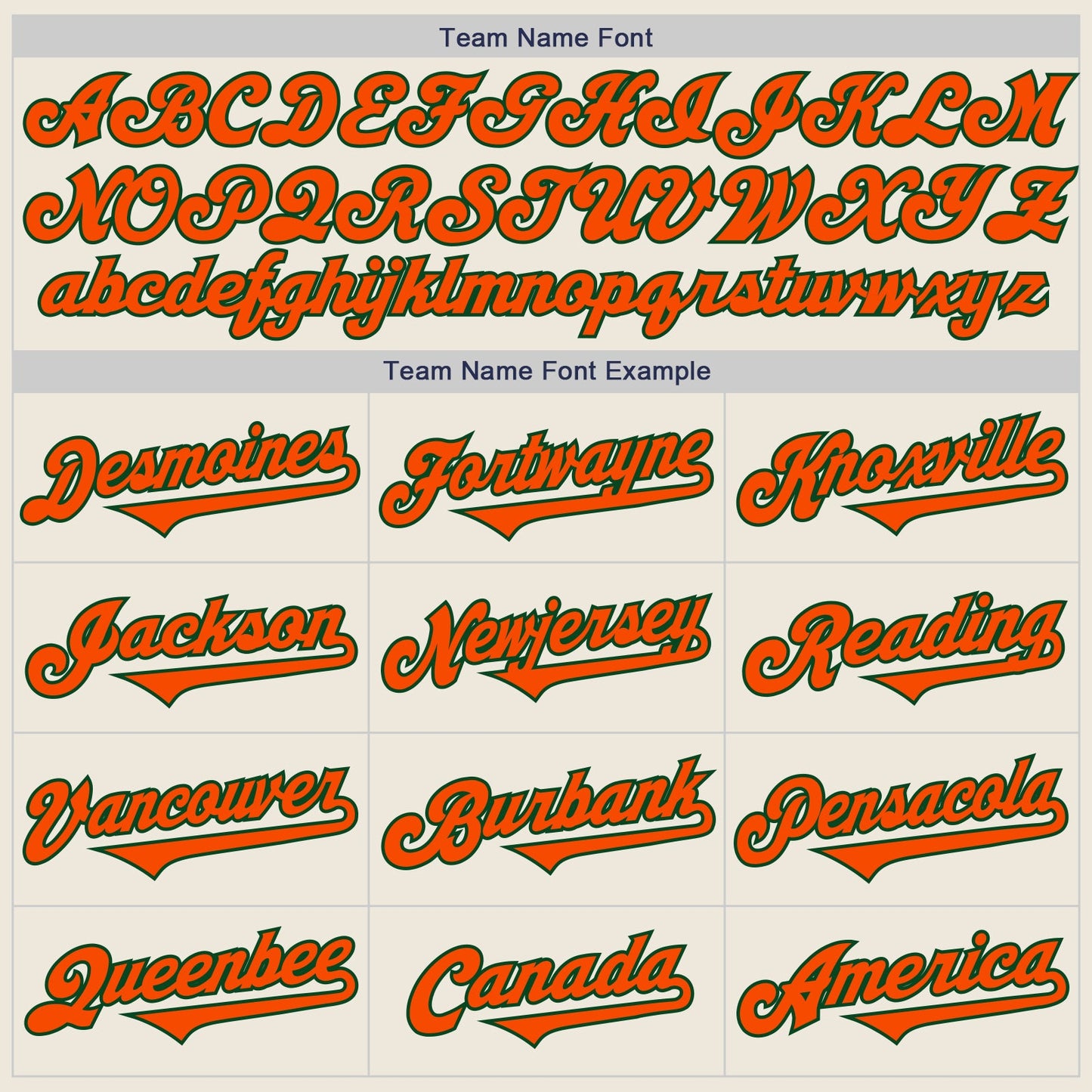 Custom Cream Orange-Green Authentic Two Tone Baseball Jersey view 4