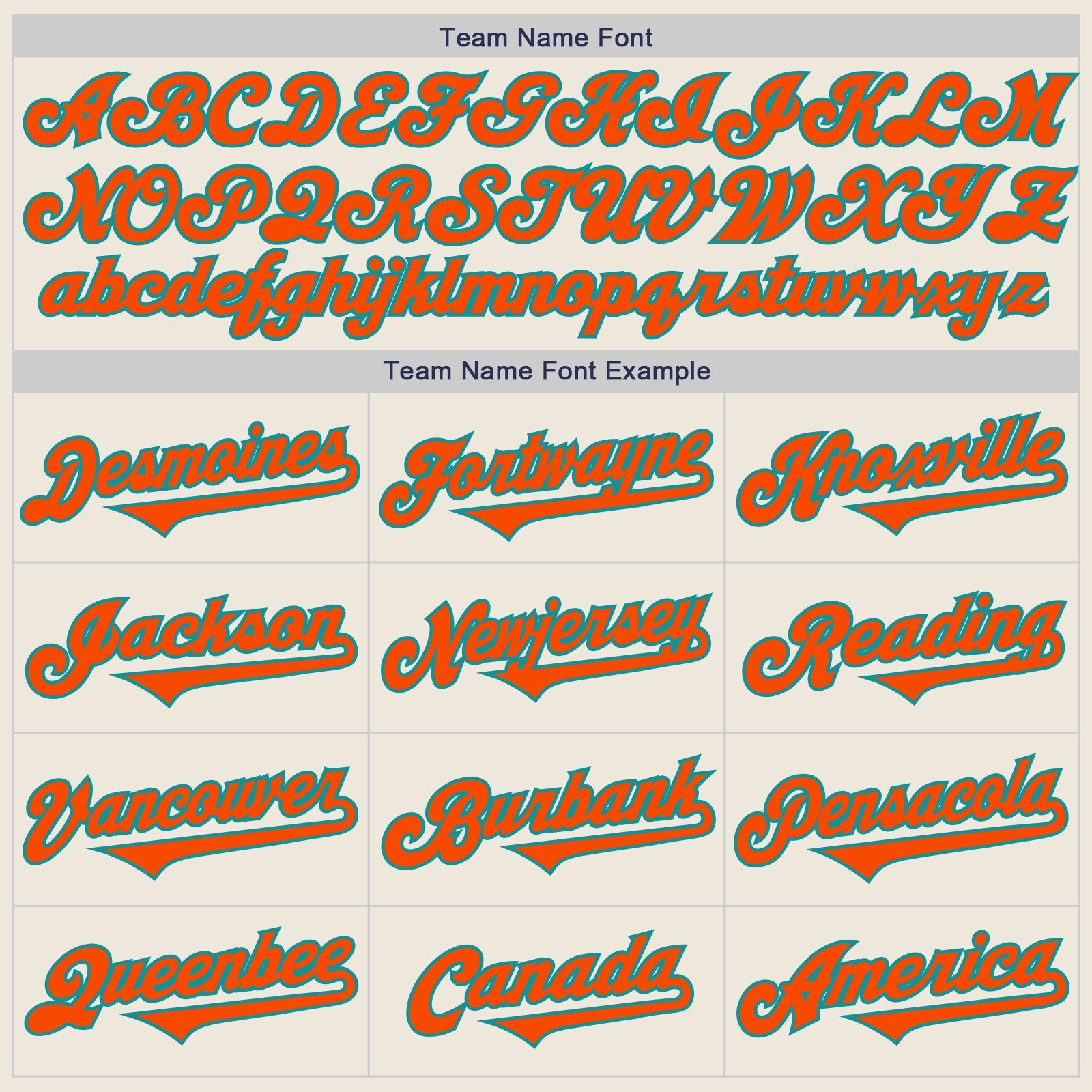 Custom Cream Orange-Teal Authentic Two Tone Baseball Jersey view 4