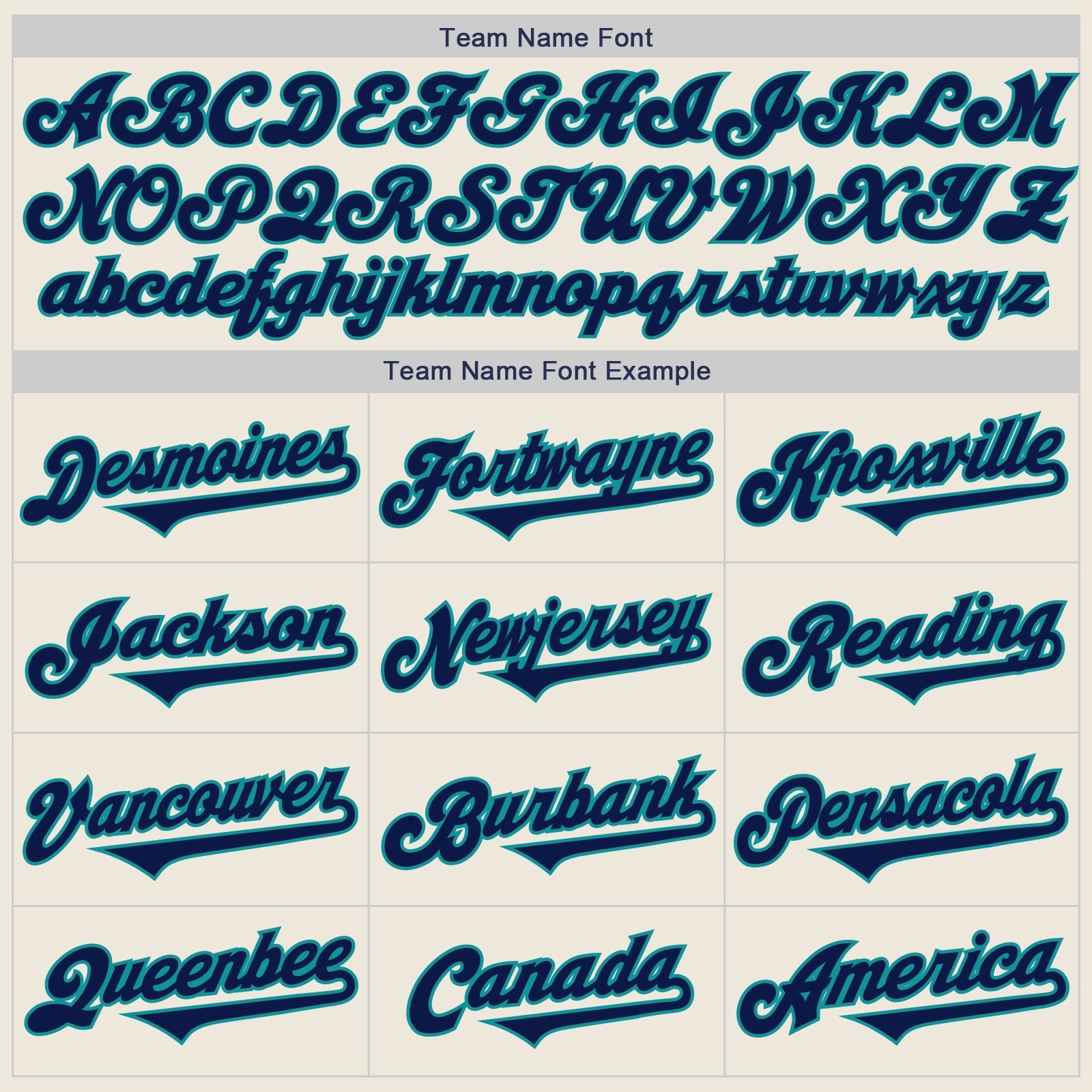 Custom Cream Navy-Teal Authentic Two Tone Baseball Jersey view 4