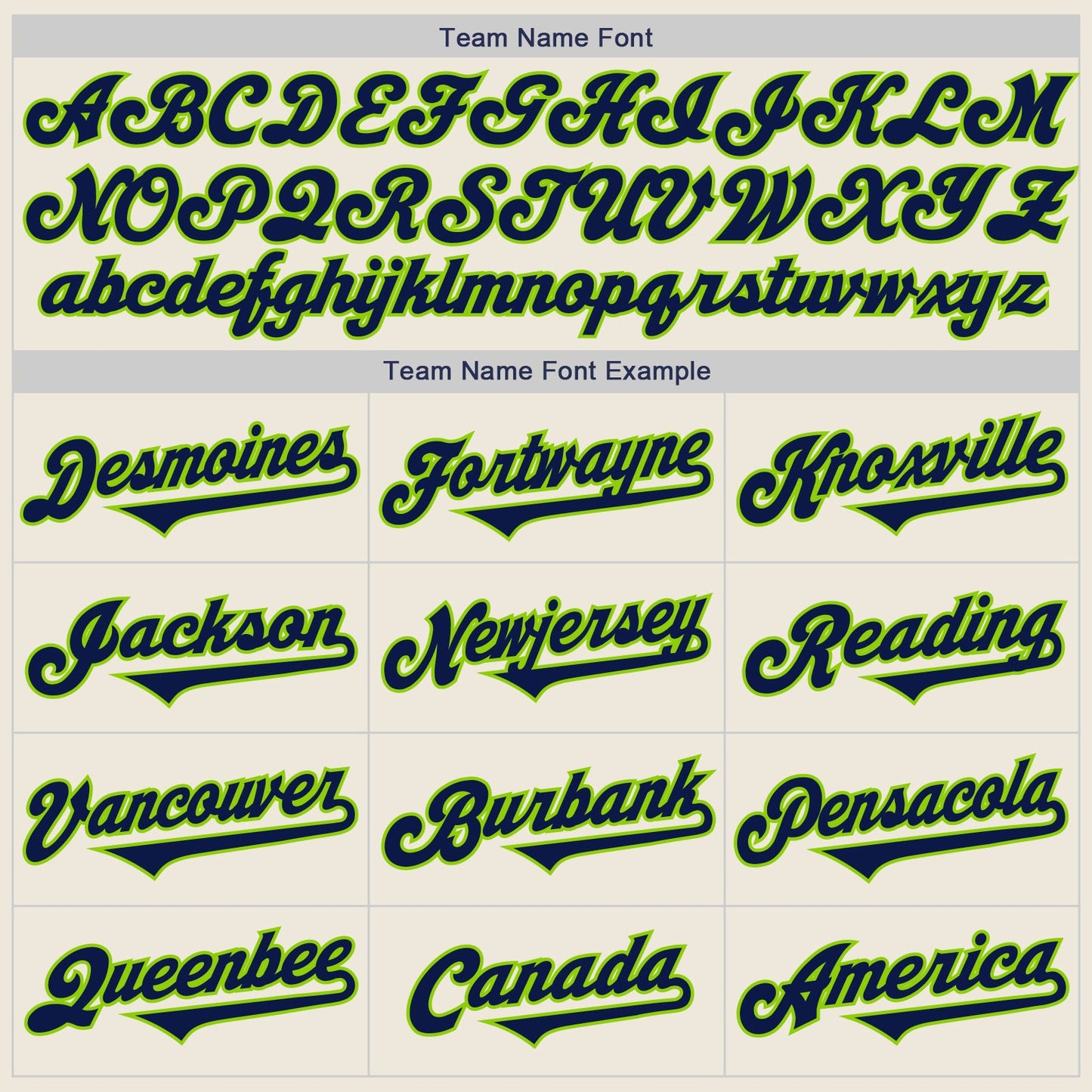 Custom Cream Navy-Neon Green Authentic Two Tone Baseball Jersey view 4