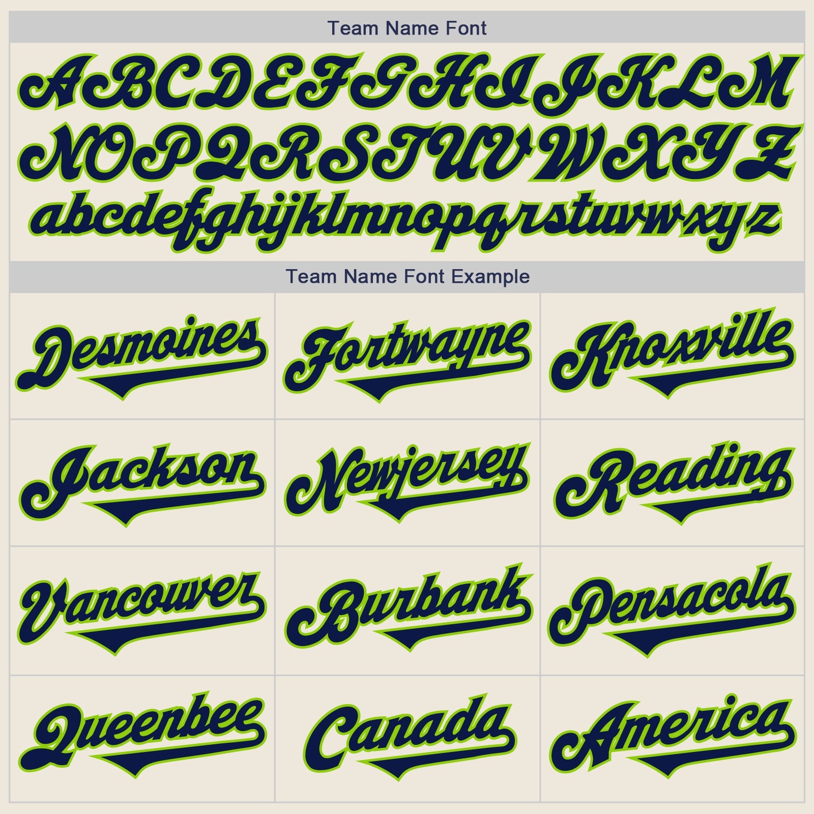 Custom Cream Navy-Neon Green Authentic Two Tone Baseball Jersey view 4