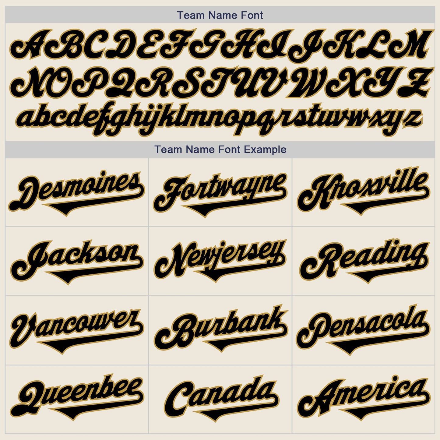 Custom Cream Black-Old Gold Authentic Two Tone Baseball Jersey view 4