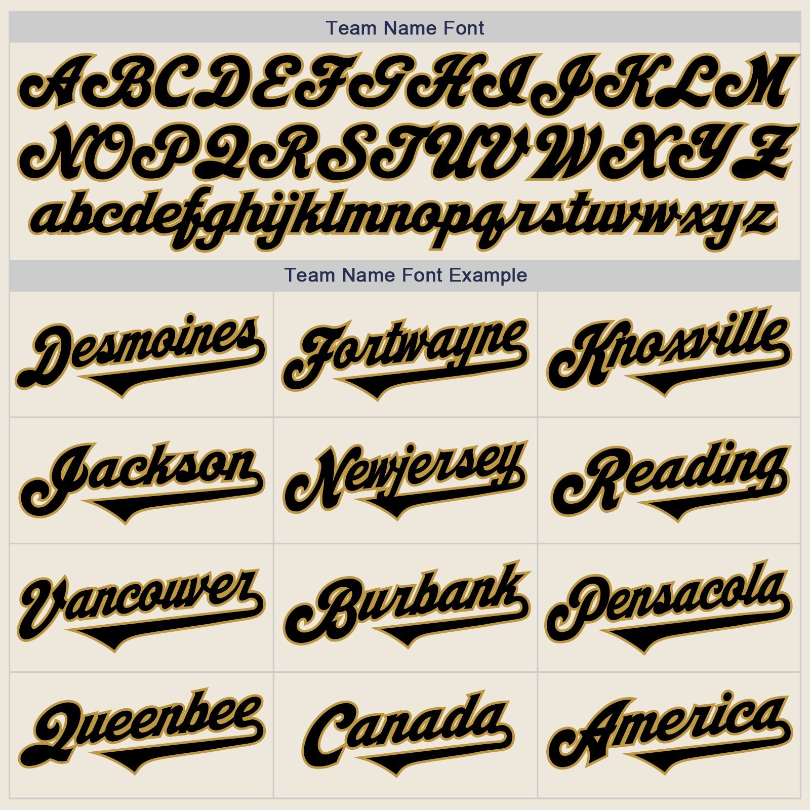 Custom Cream Black-Old Gold Authentic Two Tone Baseball Jersey view 4