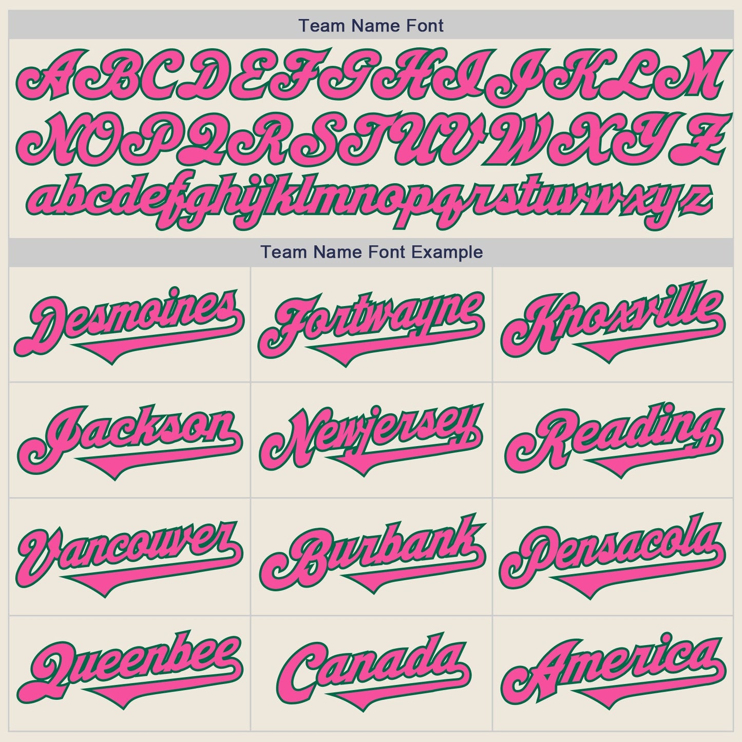 Custom Cream Pink-Kelly Green Authentic Two Tone Baseball Jersey view 4