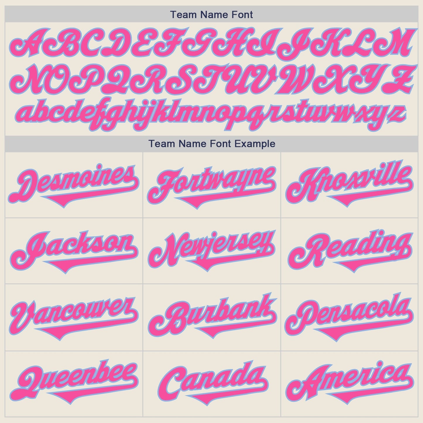Custom Cream Pink-Light Blue Authentic Two Tone Baseball Jersey view 4