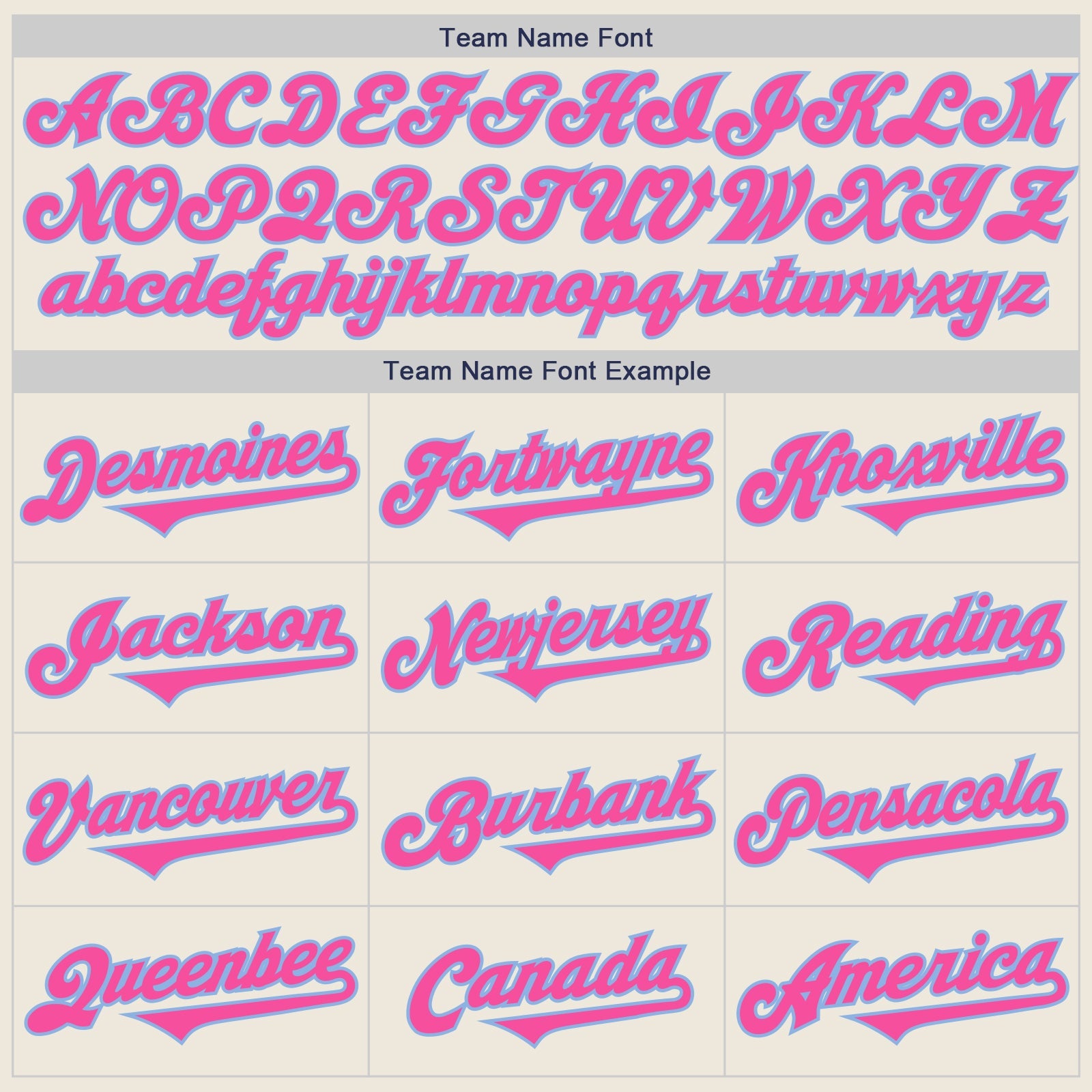 Custom Cream Pink-Light Blue Authentic Two Tone Baseball Jersey view 4