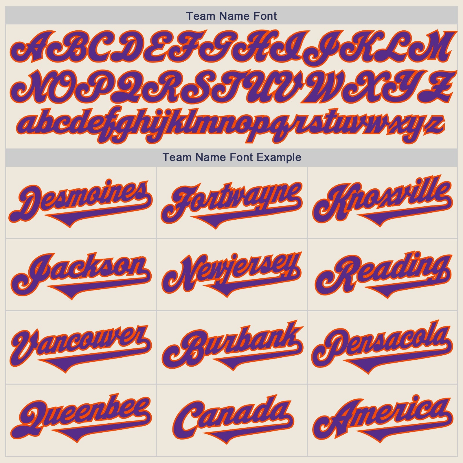 Custom Cream Purple-Orange Authentic Two Tone Baseball Jersey view 4