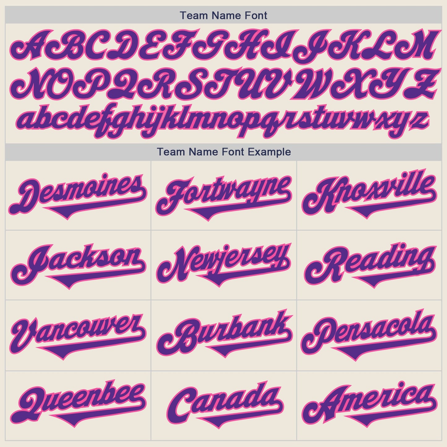 Custom Cream Purple-Pink Authentic Two Tone Baseball Jersey view 4