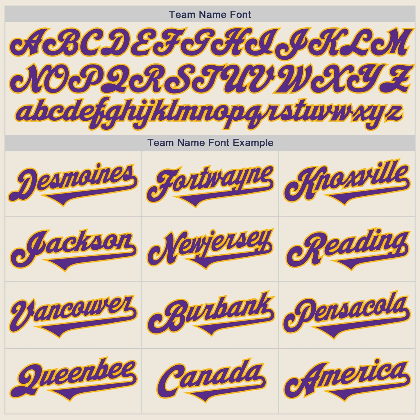 Custom Cream Purple-Gold Authentic Two Tone Baseball Jersey view 4
