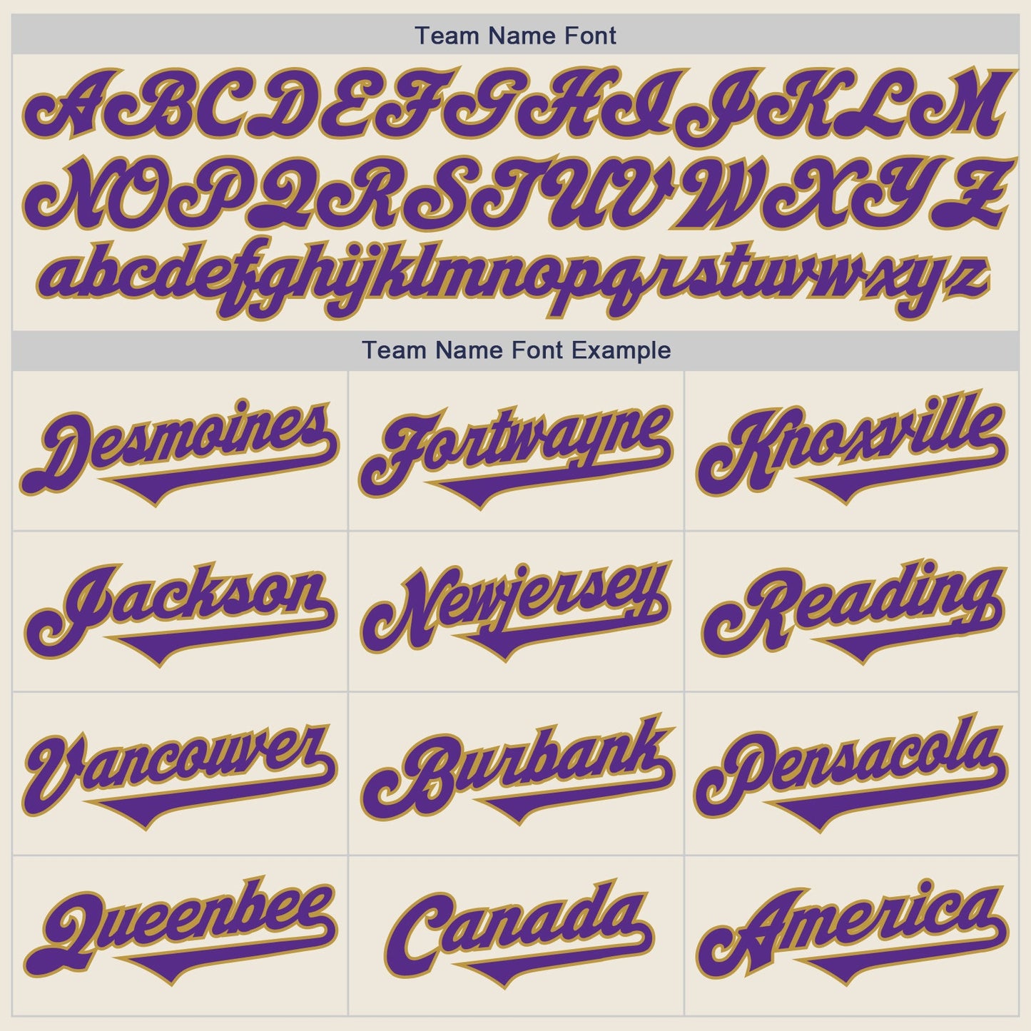 Custom Cream Purple-Old Gold Authentic Two Tone Baseball Jersey view 4