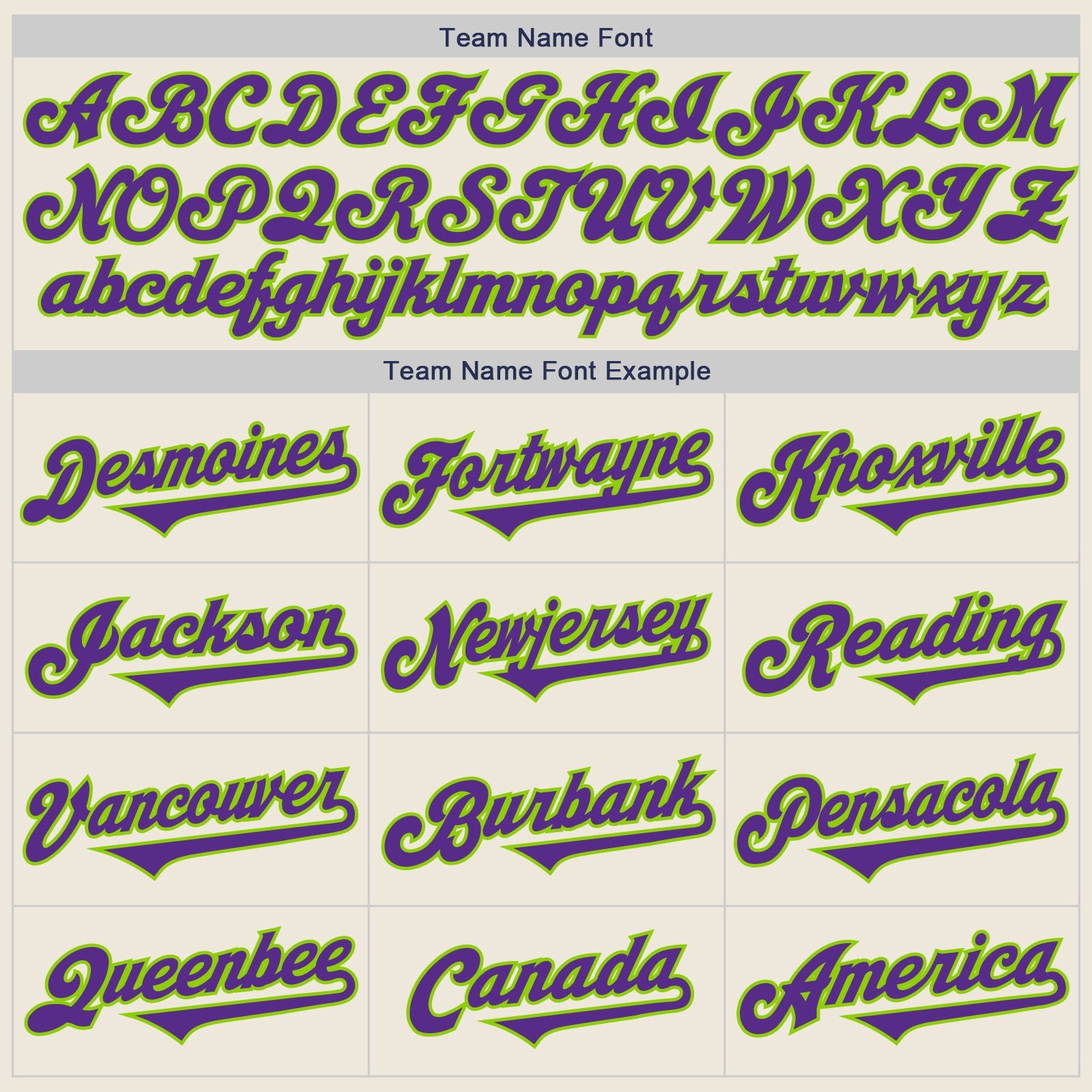 Custom Cream Purple-Neon Green Authentic Two Tone Baseball Jersey view 4