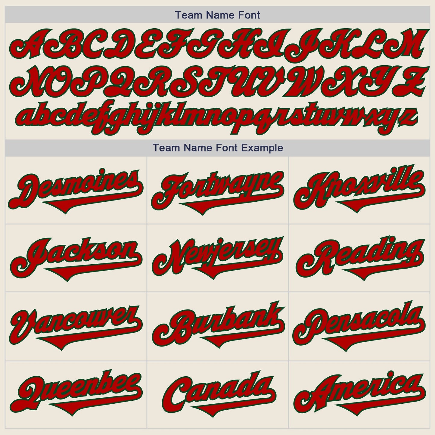 Custom Cream Red-Green Authentic Two Tone Baseball Jersey view 4