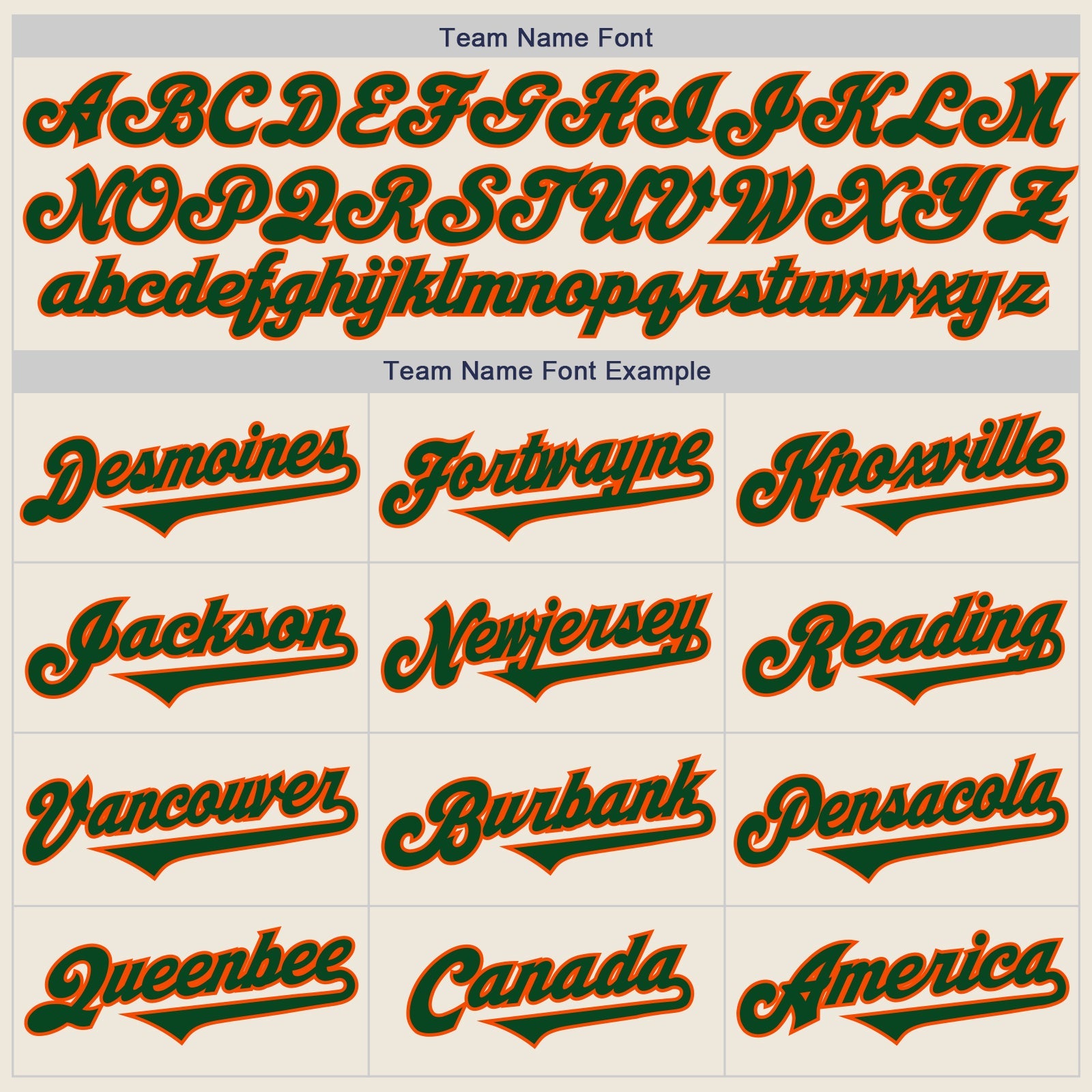 Custom Cream Green-Orange Authentic Two Tone Baseball Jersey view 4